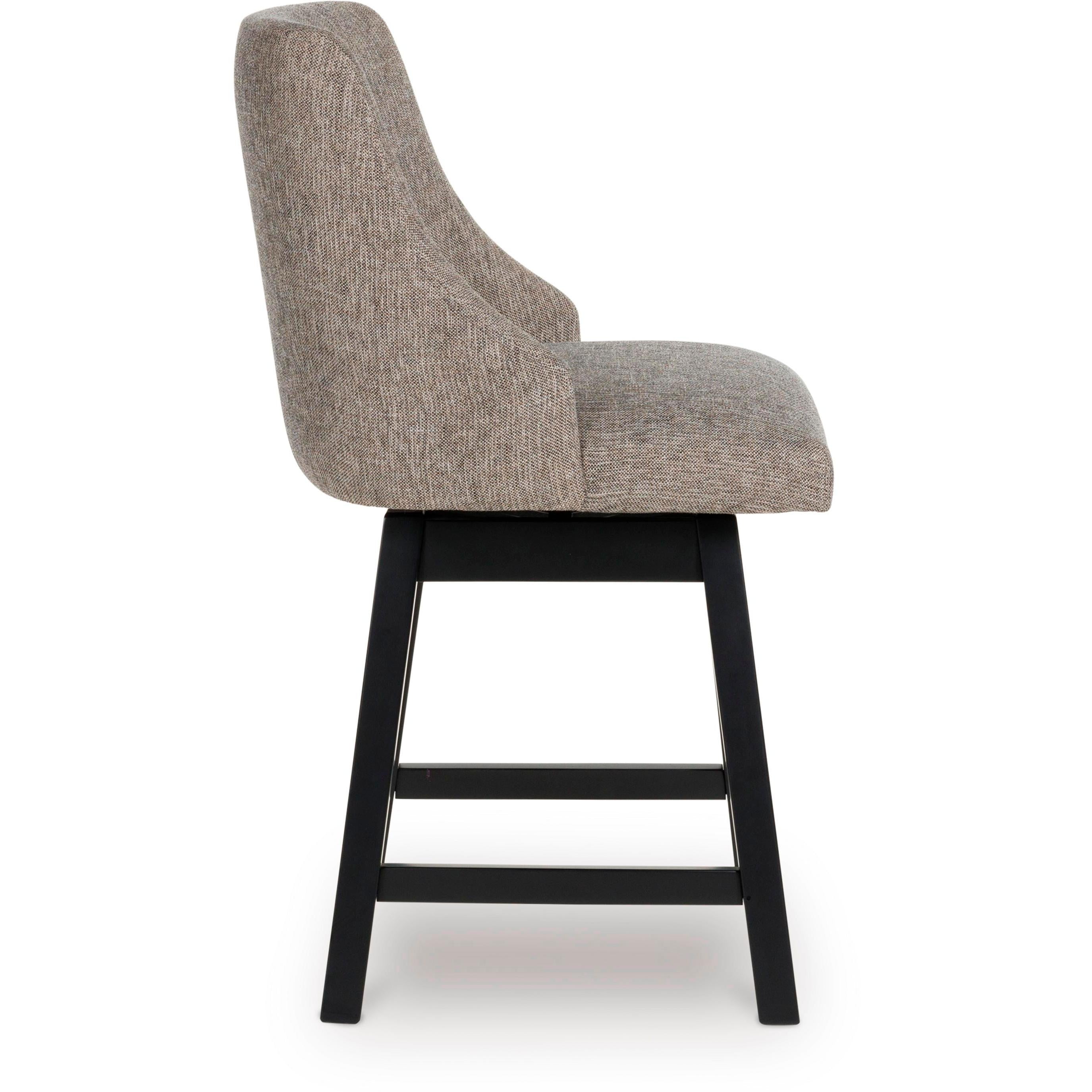Signature Design by Ashley Neymorton D618-224 Upholstered Swivel Barstool IMAGE 3