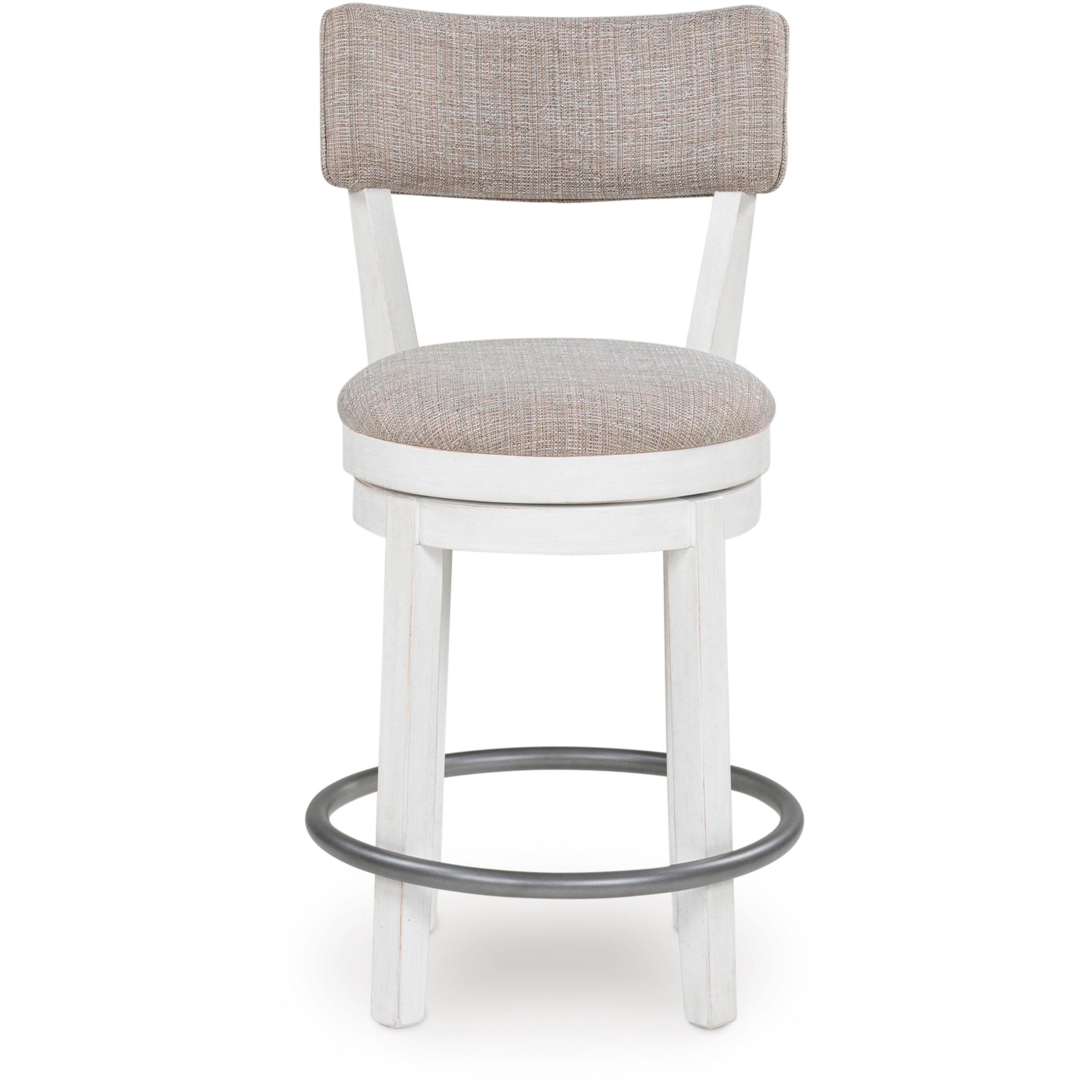 Signature Design by Ashley Robbinsdale D642-224 Upholstered Swivel Barstool IMAGE 2