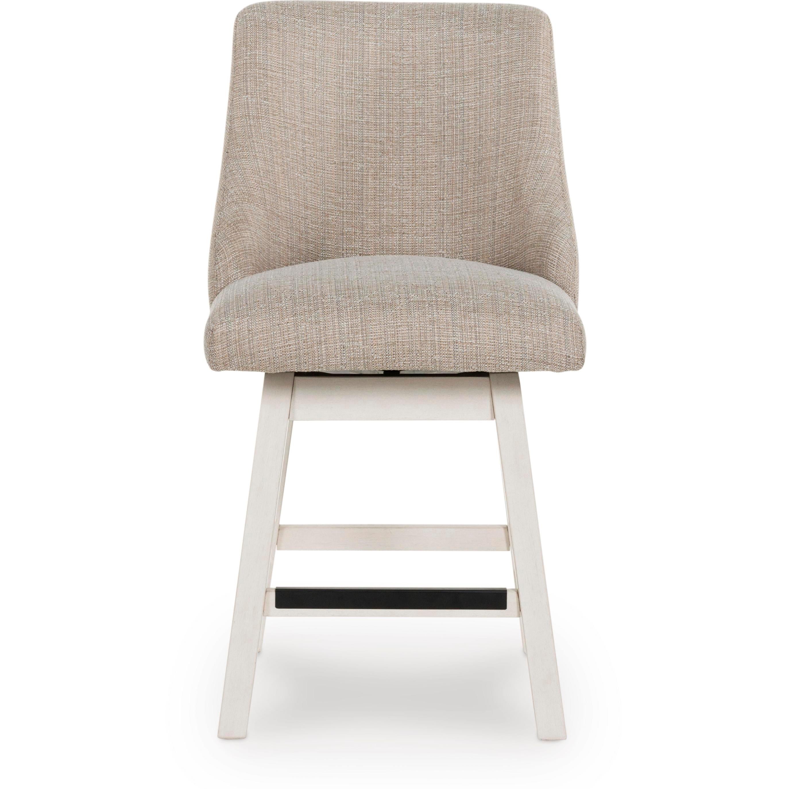 Signature Design by Ashley Robbinsdale D642-324 Upholstered Swivel Barstool IMAGE 2