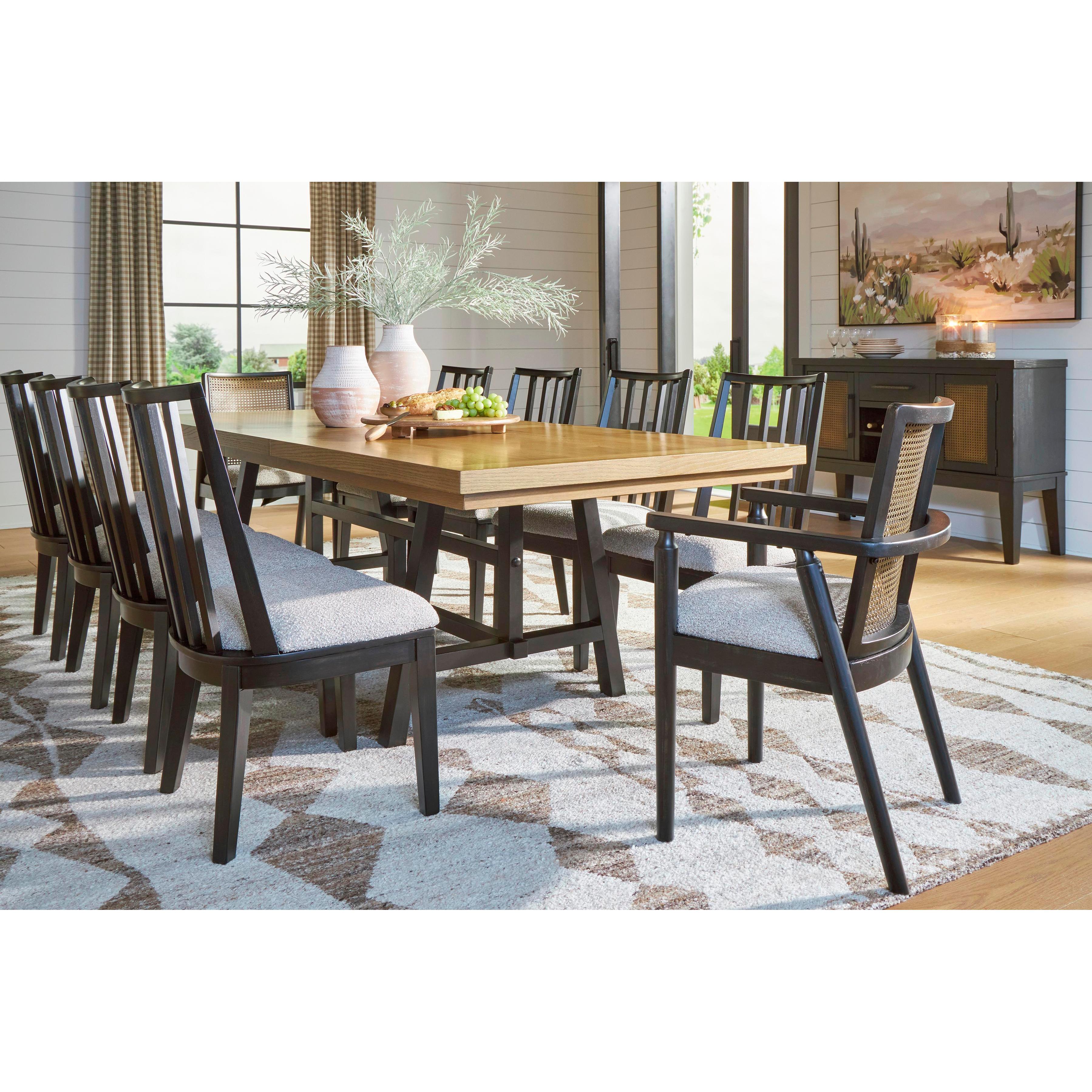 Signature Design by Ashley Galliden D841-55 Rectangular Dining Room Extension Table IMAGE 11