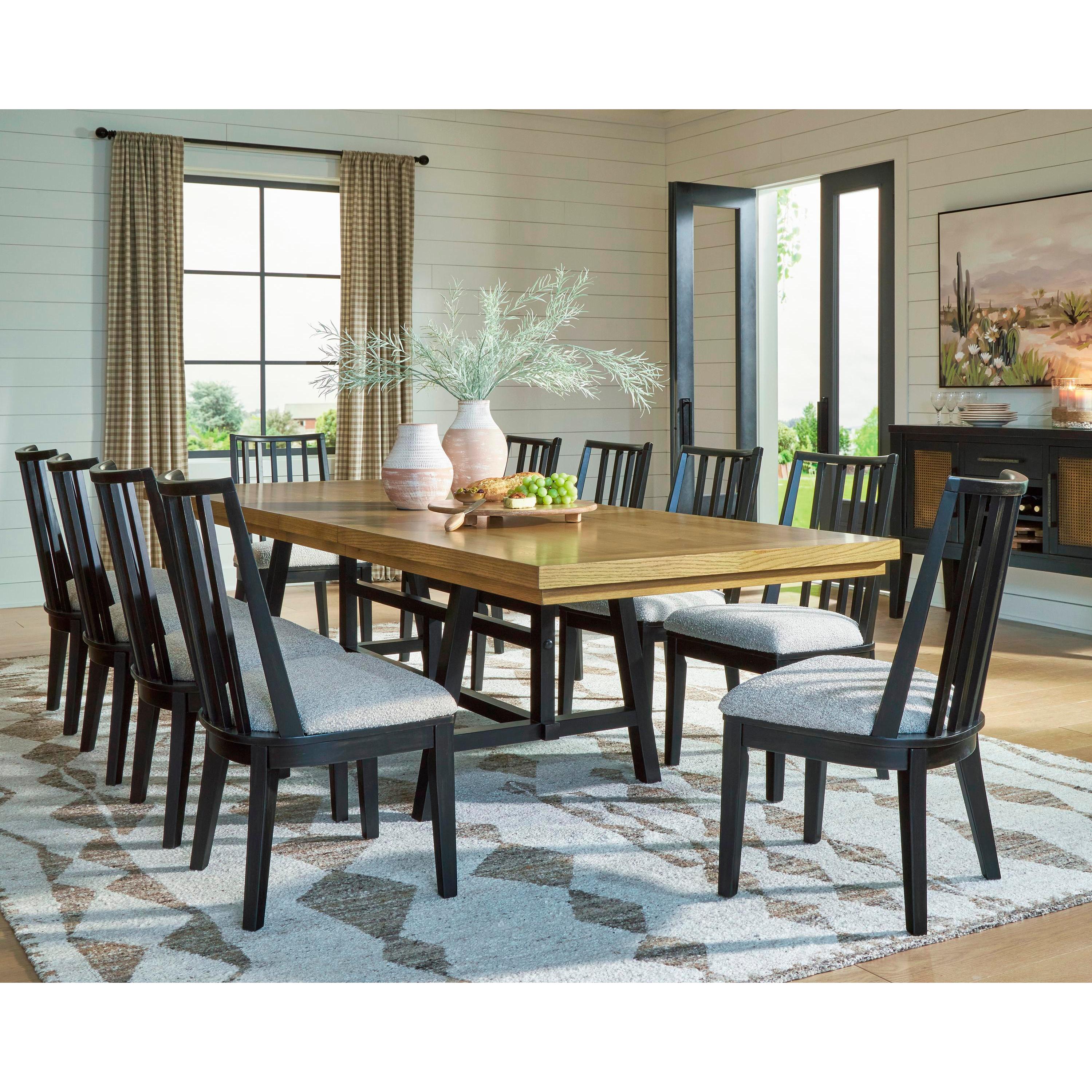 Signature Design by Ashley Galliden D841-55 Rectangular Dining Room Extension Table IMAGE 16