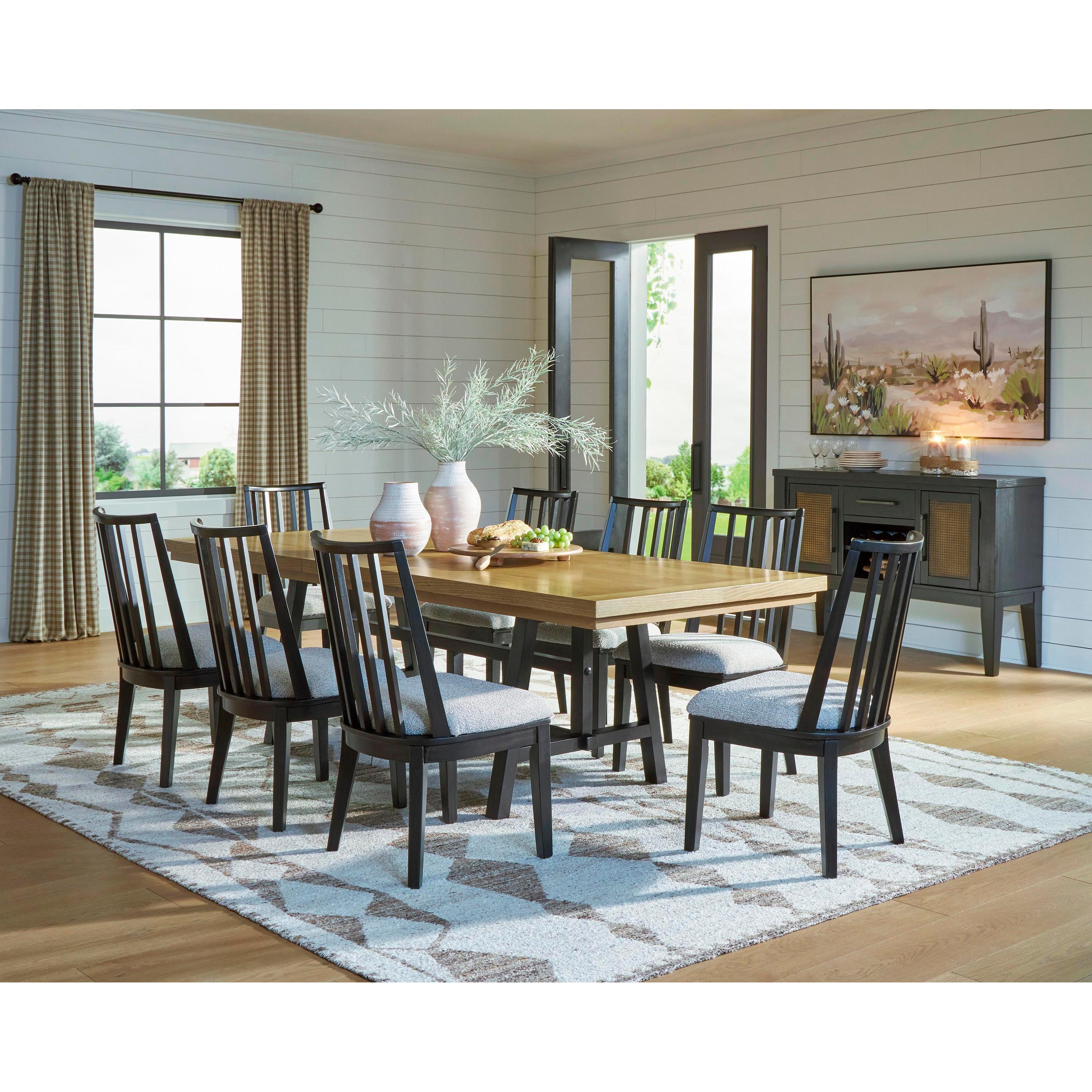 Signature Design by Ashley Galliden D841-55 Rectangular Dining Room Extension Table IMAGE 17