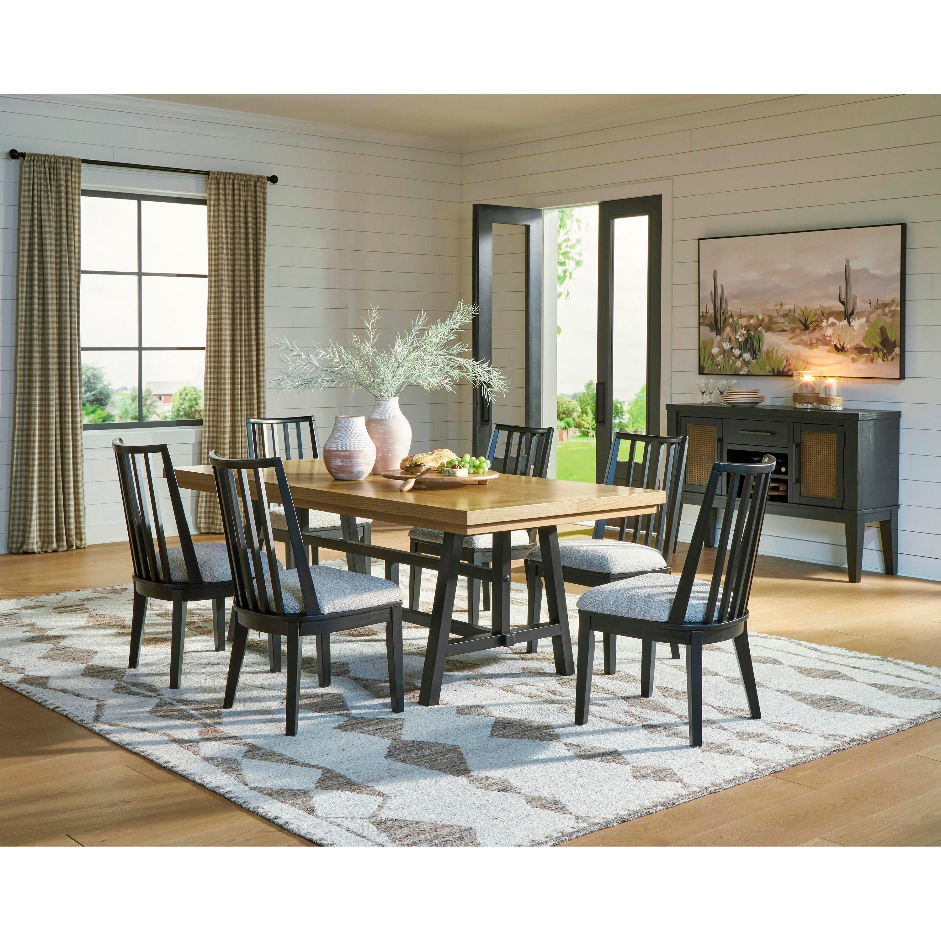Signature Design by Ashley Galliden D841-55 Rectangular Dining Room Extension Table IMAGE 19