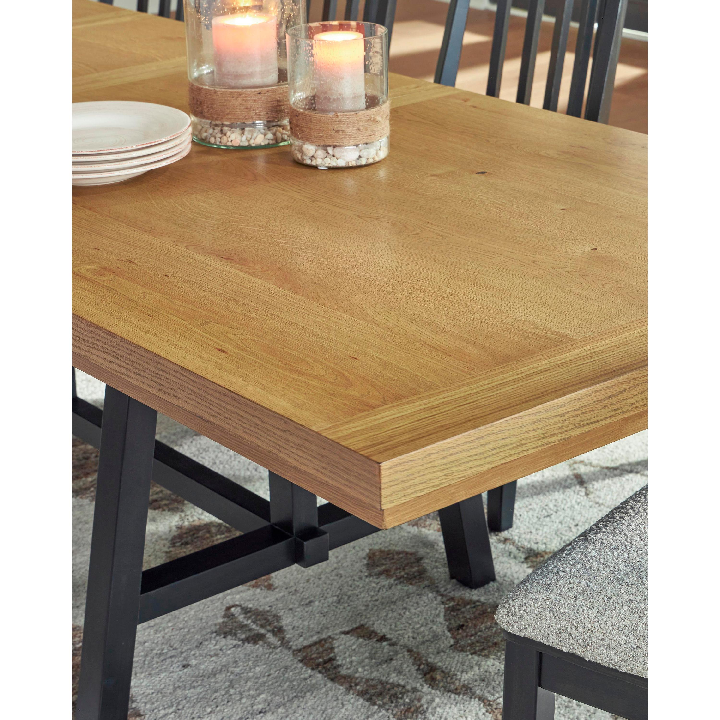 Signature Design by Ashley Galliden D841-55 Rectangular Dining Room Extension Table IMAGE 7