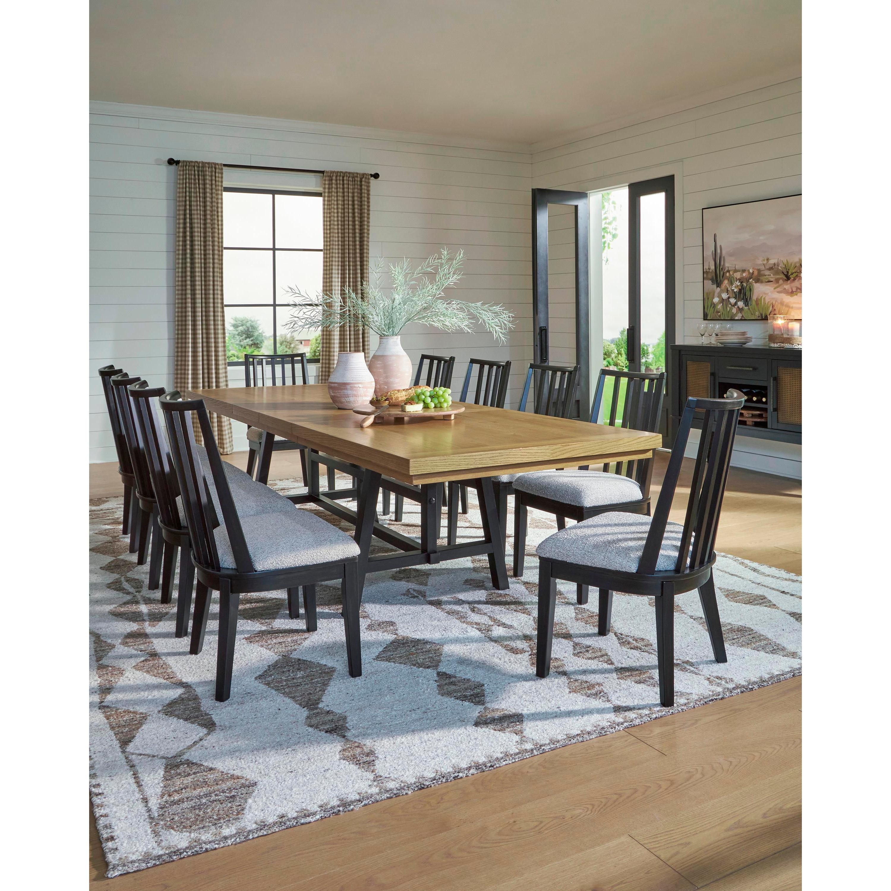 Signature Design by Ashley Galliden D841-55 Rectangular Dining Room Extension Table IMAGE 8