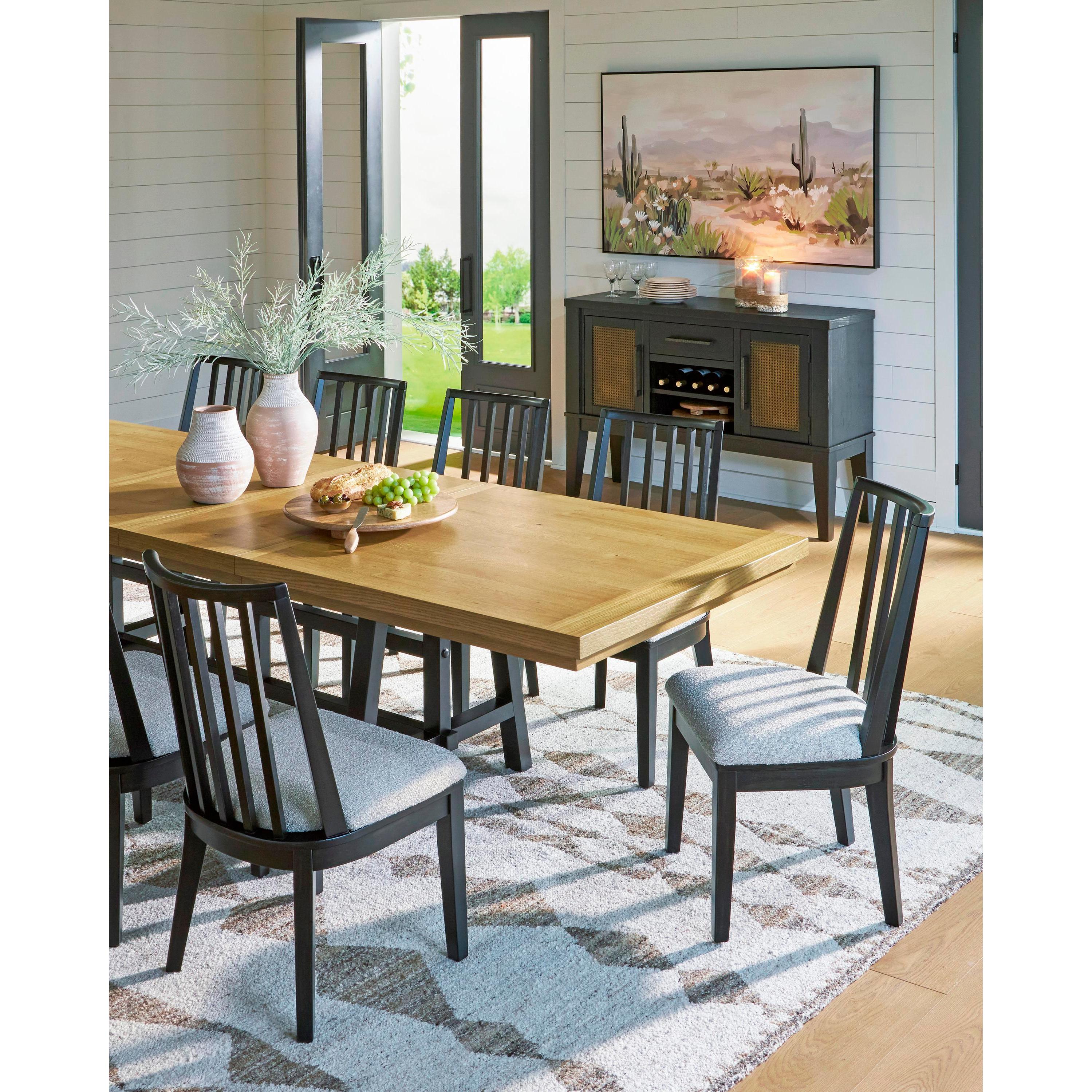 Signature Design by Ashley Galliden D841-55 Rectangular Dining Room Extension Table IMAGE 9