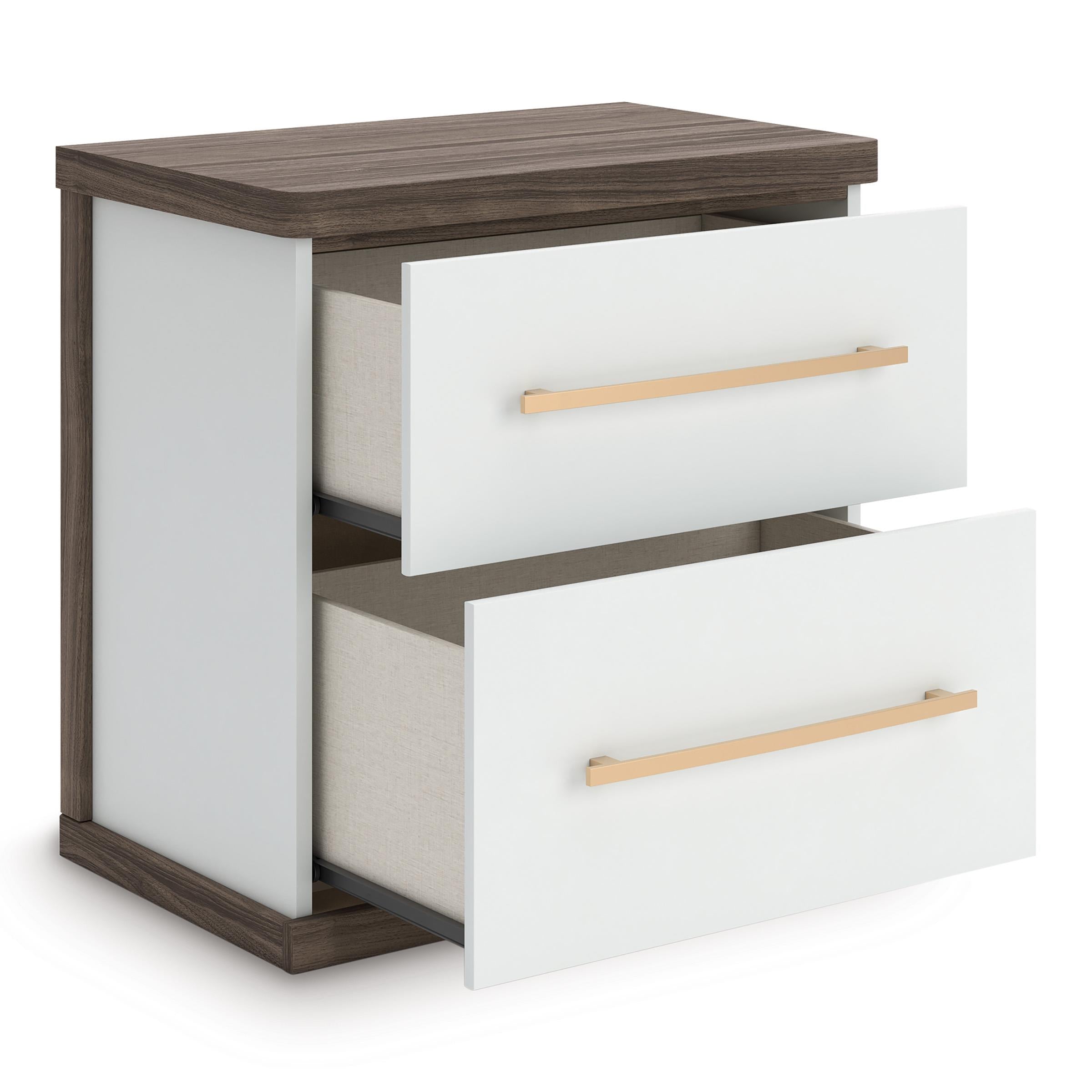 Signature Design by Ashley Kendanport PCB1108-92 Two Drawer Night Stand IMAGE 2