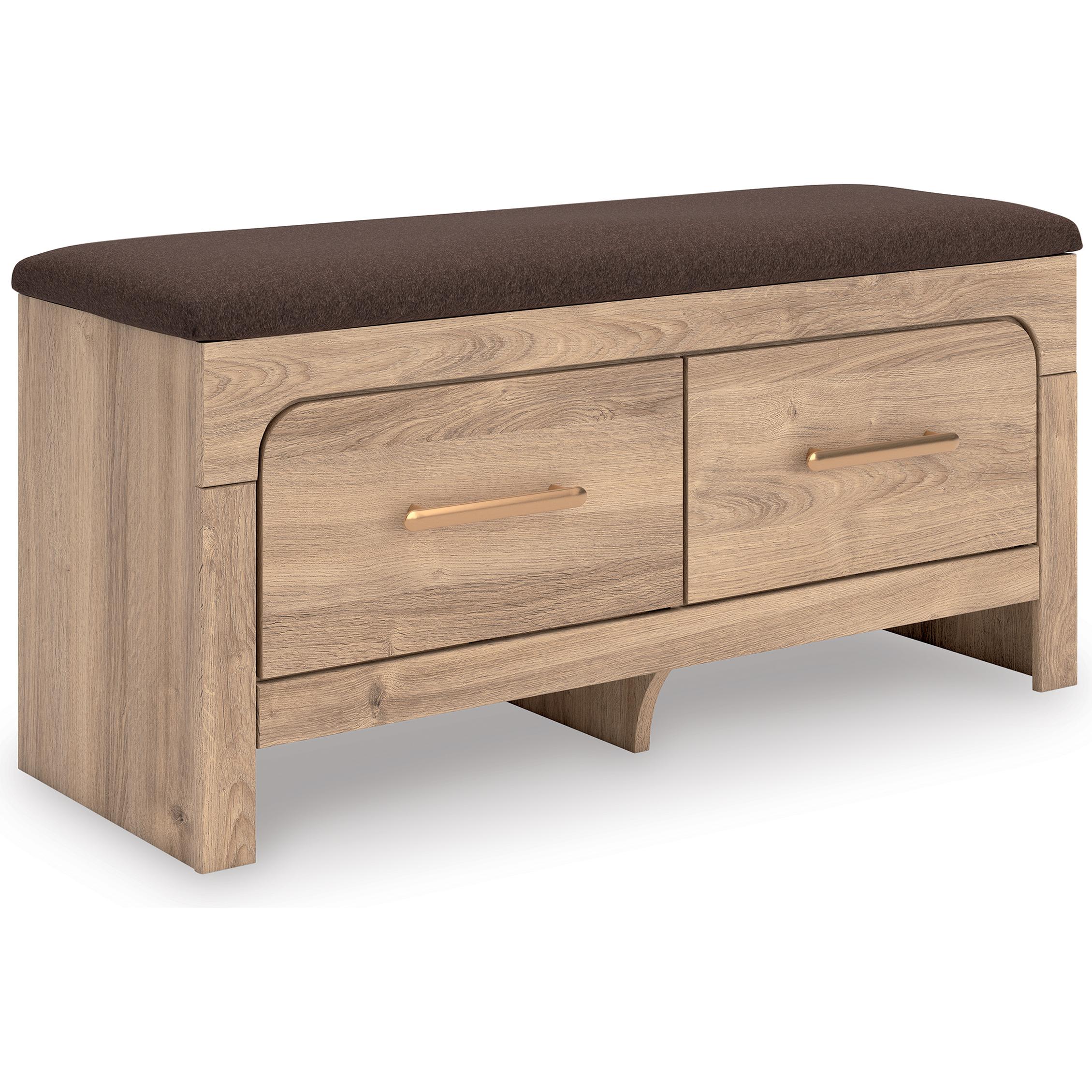 Signature Design by Ashley Kinlanni PCB1360-09 Bedroom Upholstered Storage Bench IMAGE 1