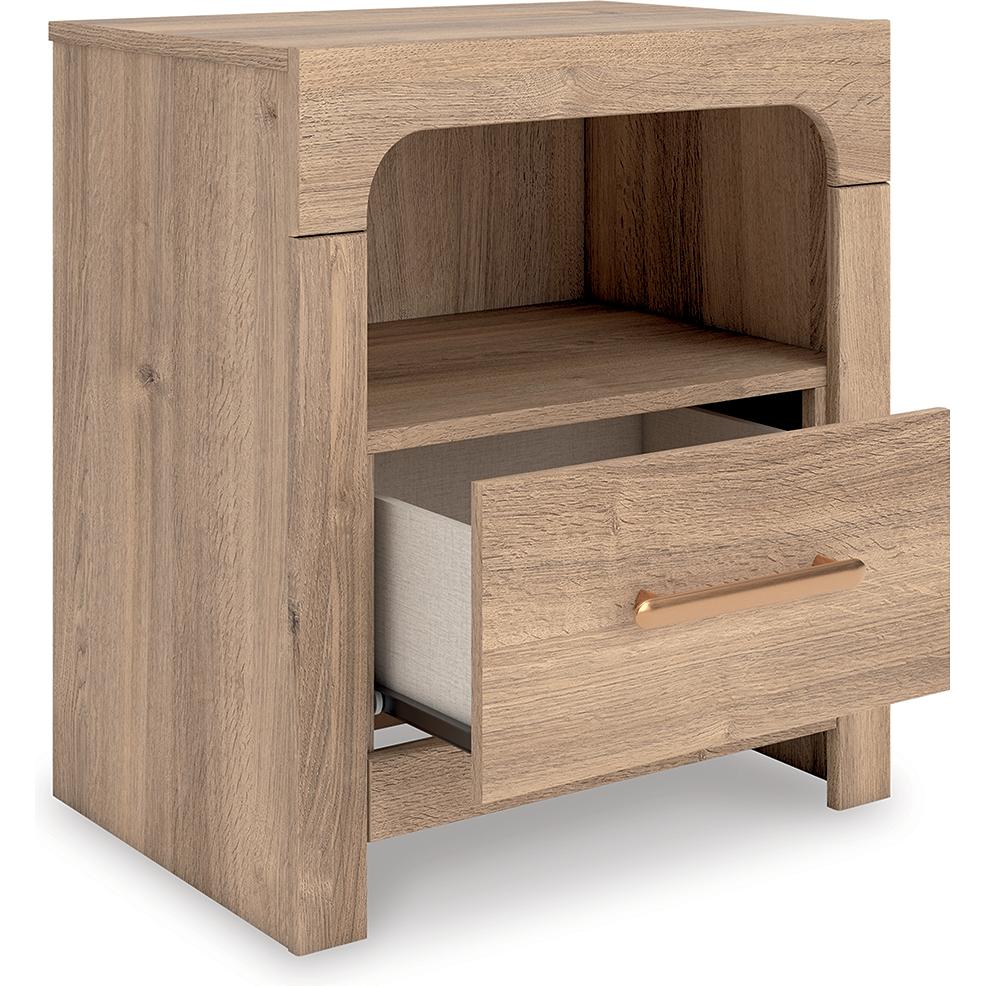Signature Design by Ashley Kinlanni PCB1360-91 One Drawer Night Stand IMAGE 2