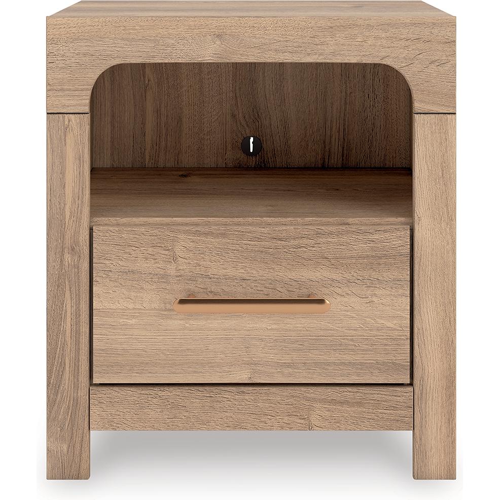 Signature Design by Ashley Kinlanni PCB1360-91 One Drawer Night Stand IMAGE 3