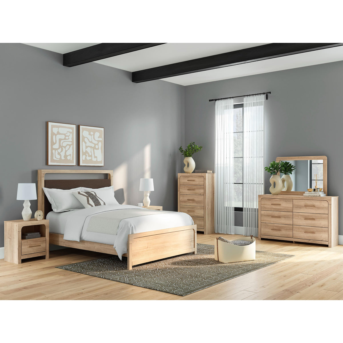 Signature Design by Ashley Kinlanni PCB1360B10 Queen Upholstered Platform Bed IMAGE 8