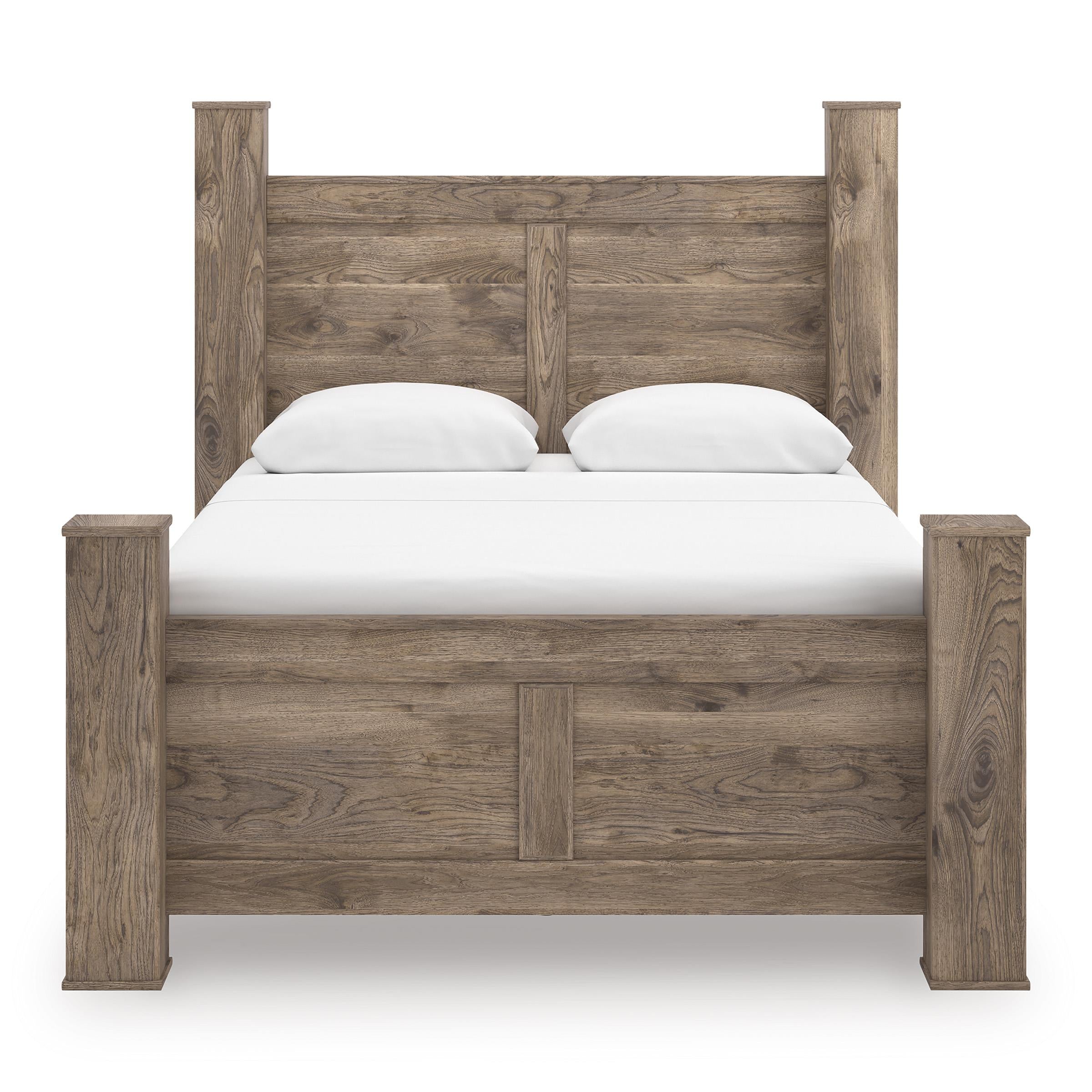 Signature Design by Ashley Rusticott PCB2260B4 Queen Poster Bed IMAGE 2