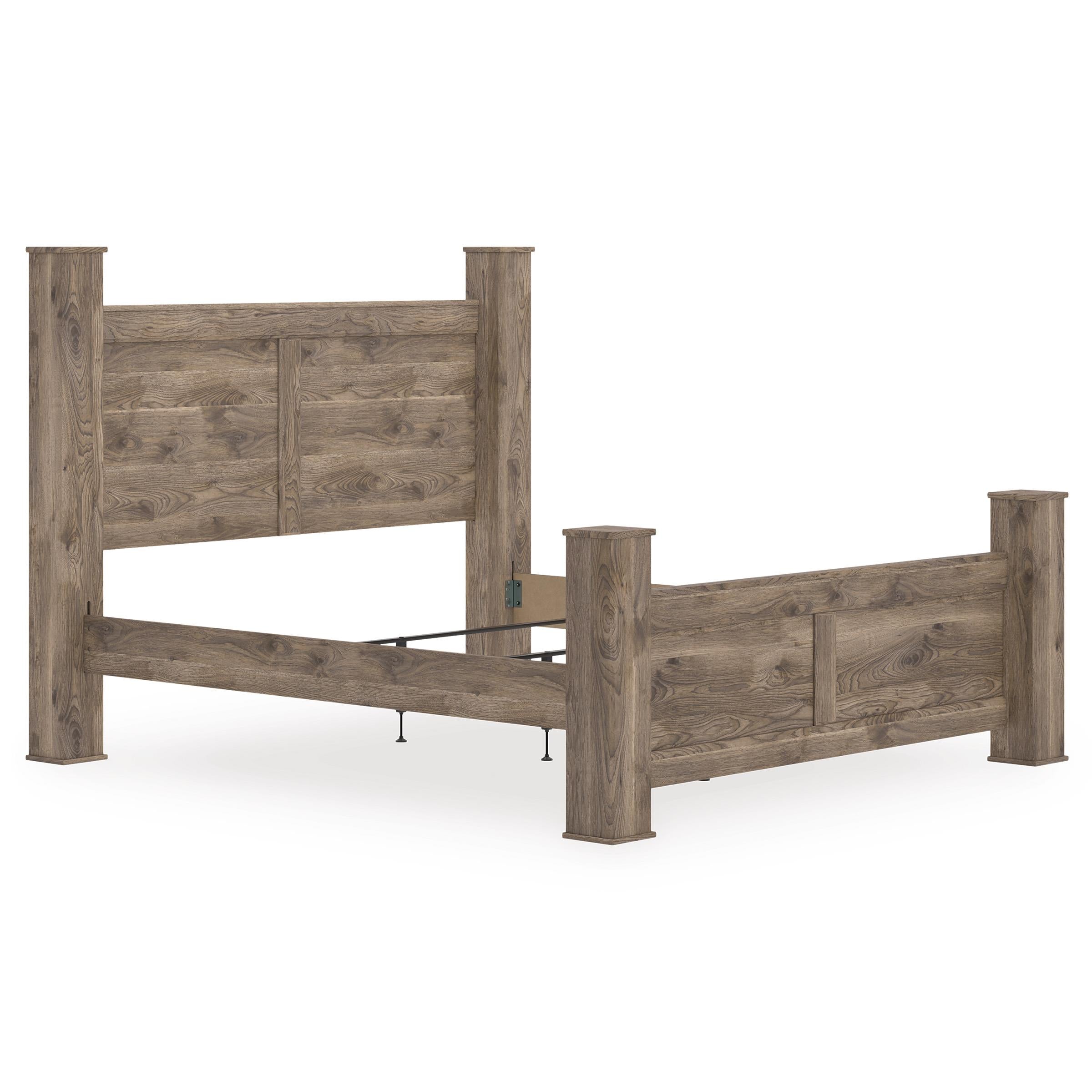 Signature Design by Ashley Rusticott PCB2260B7 King Poster Bed IMAGE 5