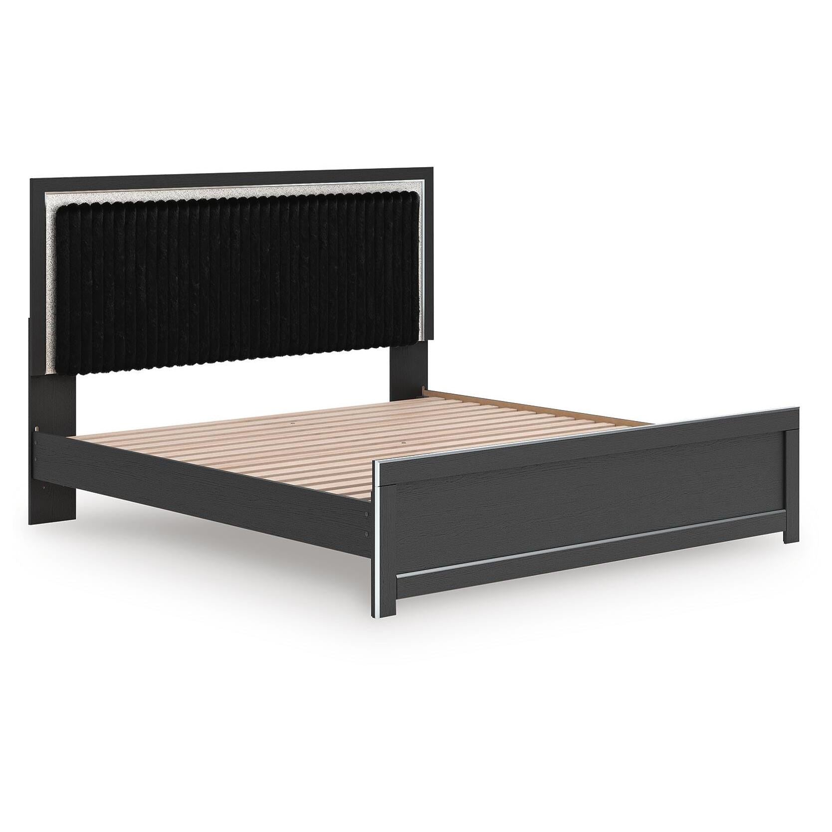 Signature Design by Ashley Zuraleus PCB3380B10 King Upholstered Platform Bed IMAGE 3