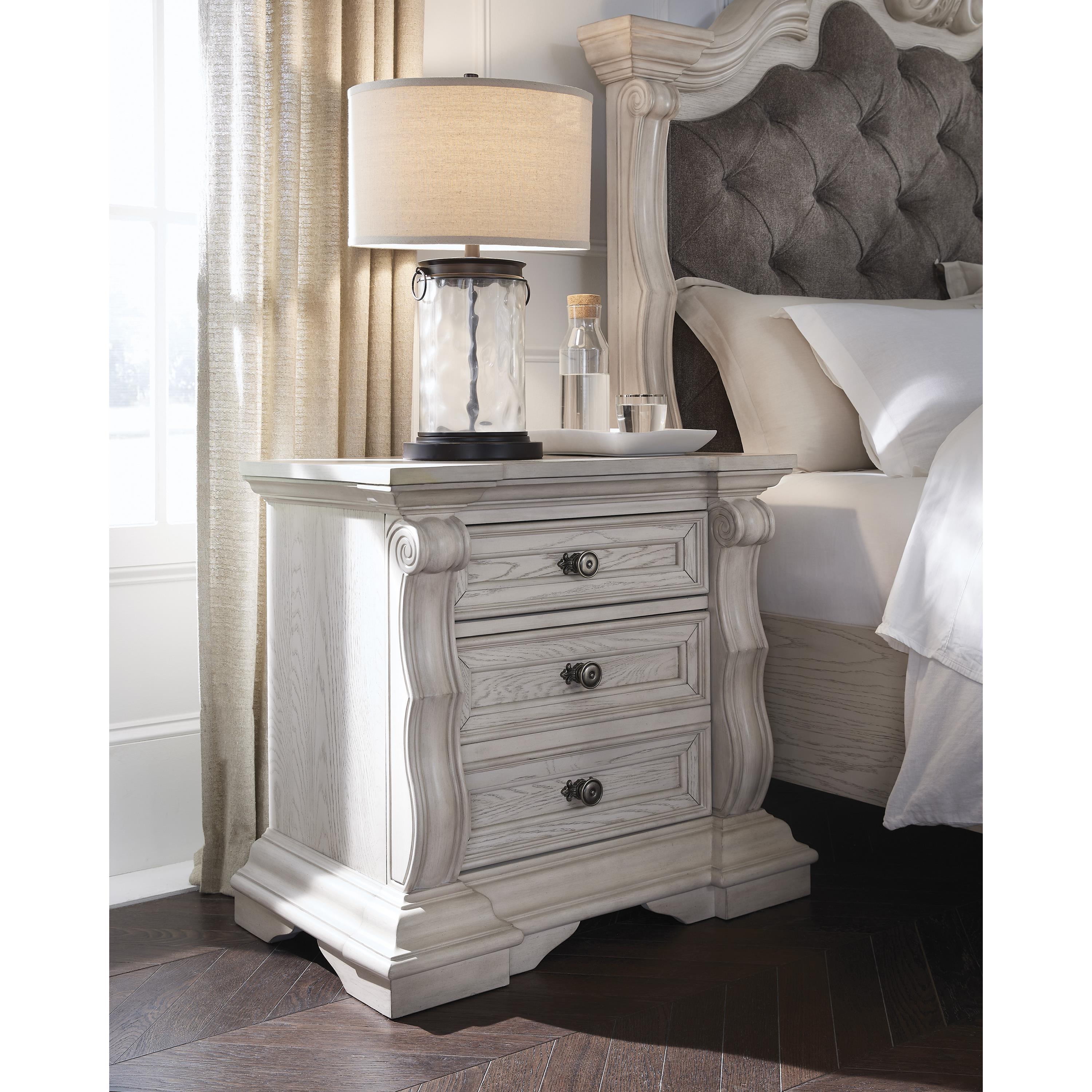 Signature Design by Ashley Bruchandi PCB948-93 Three Drawer Night Stand IMAGE 5