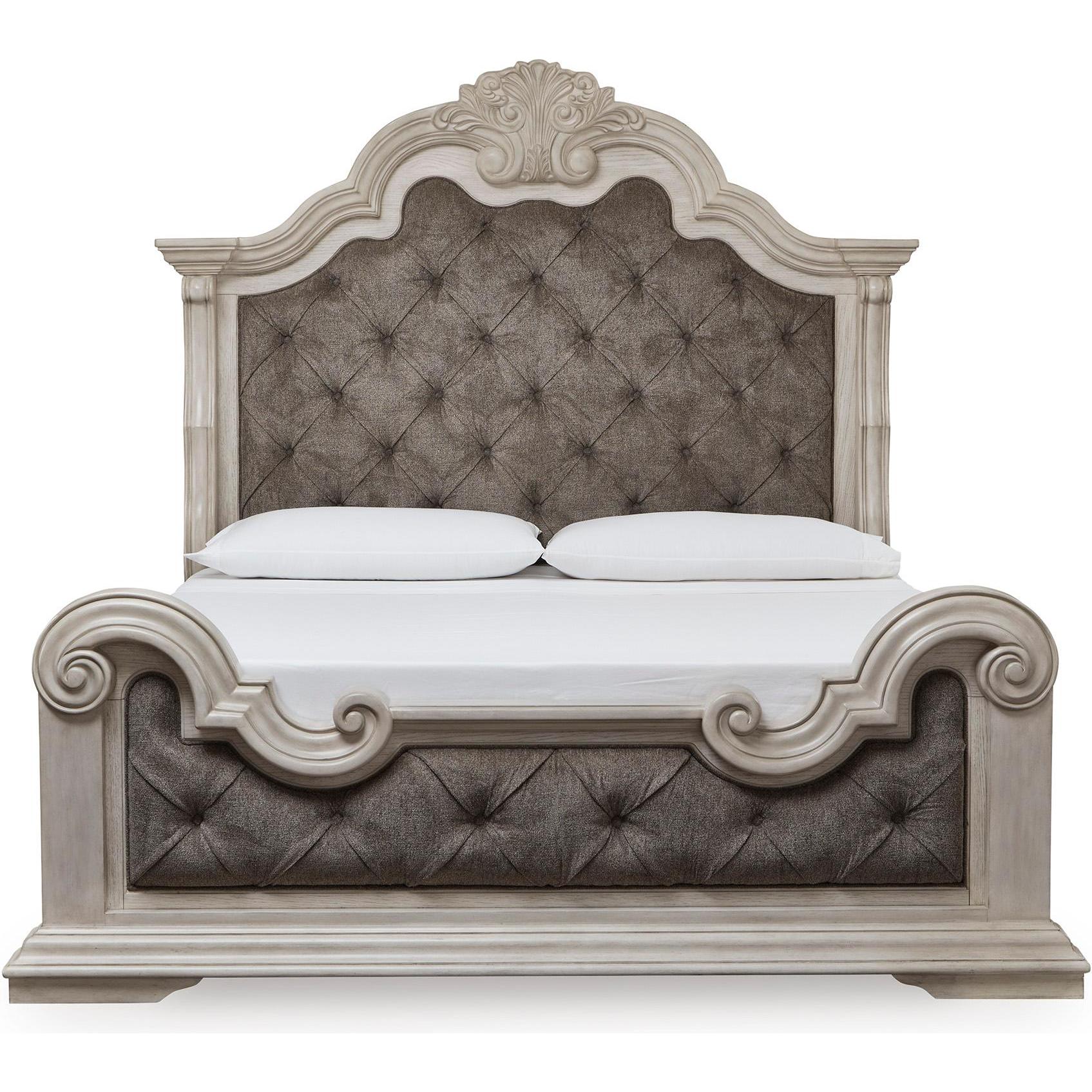 Signature Design by Ashley Bruchandi PCB948B4 King Upholstered Panel Bed IMAGE 2