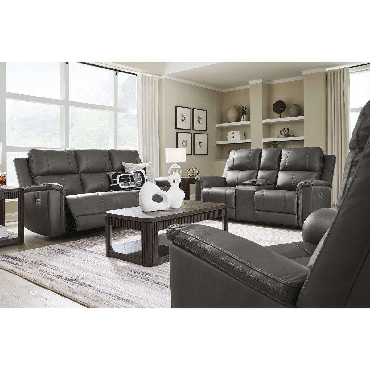 Signature Design by Ashley Bleckley PCU1200013 Power Recliner with Adjustable Headrest IMAGE 8