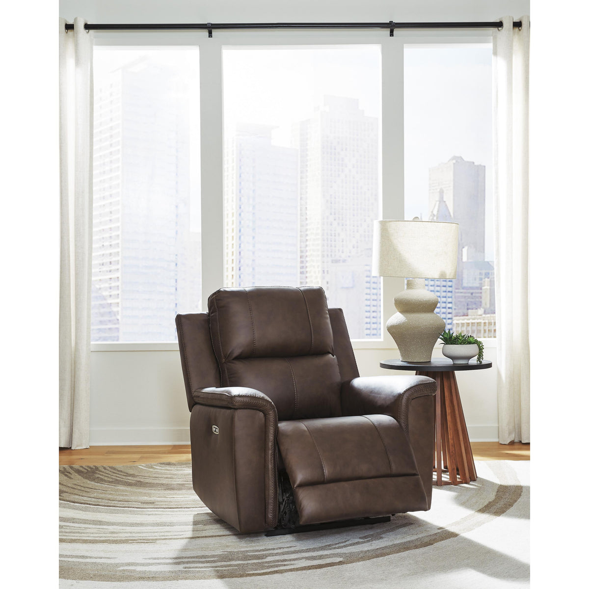 Signature Design by Ashley Bleckley PCU1200113 Power Recliner with Adjustable Headrest IMAGE 7