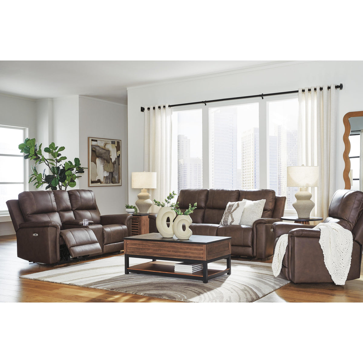 Signature Design by Ashley Bleckley PCU1200115 Power Reclining Sofa with Adjustable Headrest IMAGE 15