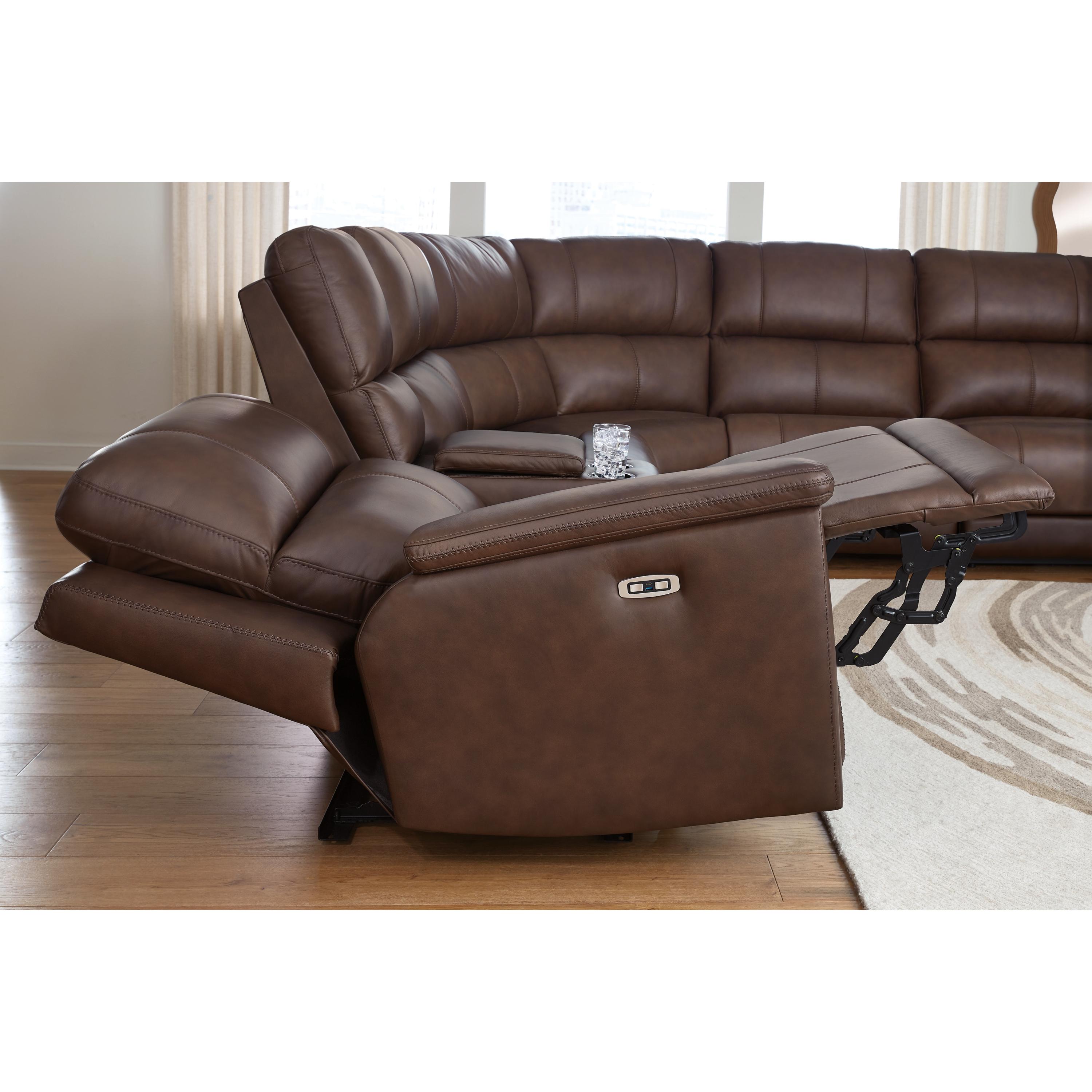 Signature Design by Ashley Bleckley PCU12001S5 6 pc Power Reclining Sectional IMAGE 4