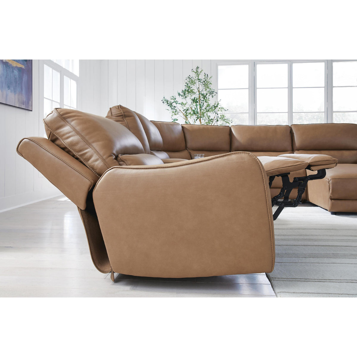 Signature Design by Ashley DeepWakes PCU62606S10 6 pc Power Reclining Sectional IMAGE 2