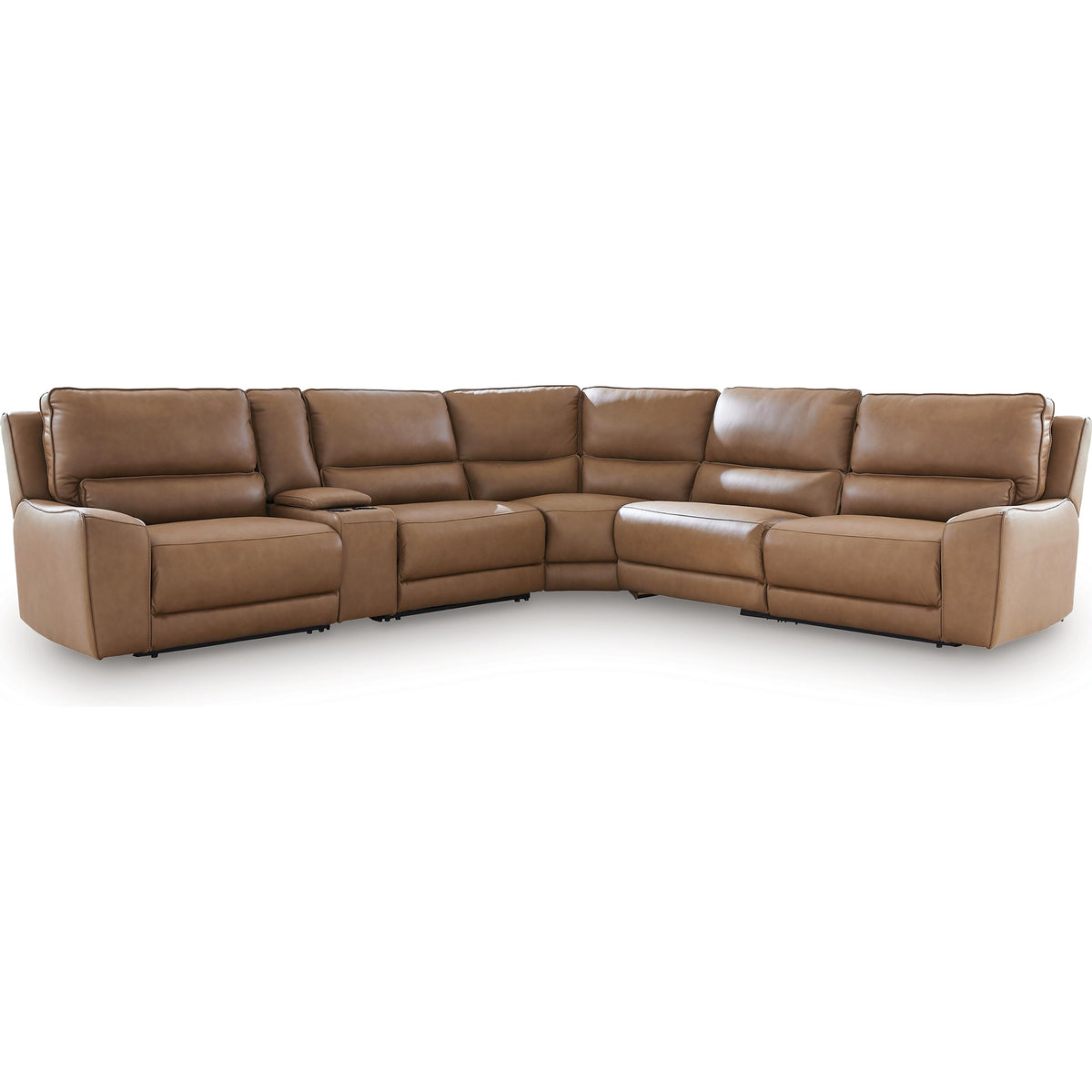 Signature Design by Ashley DeepWakes PCU62606S36 6 pc Reclining Sectional with Storage Console IMAGE 1
