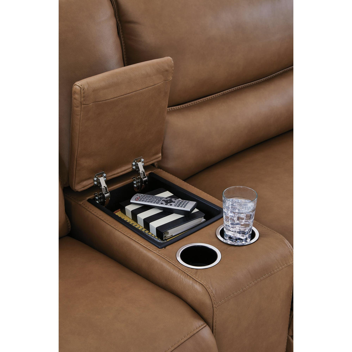 Signature Design by Ashley DeepWakes PCU62606S4 3 pc Power Reclining Sectional with Chaise IMAGE 3