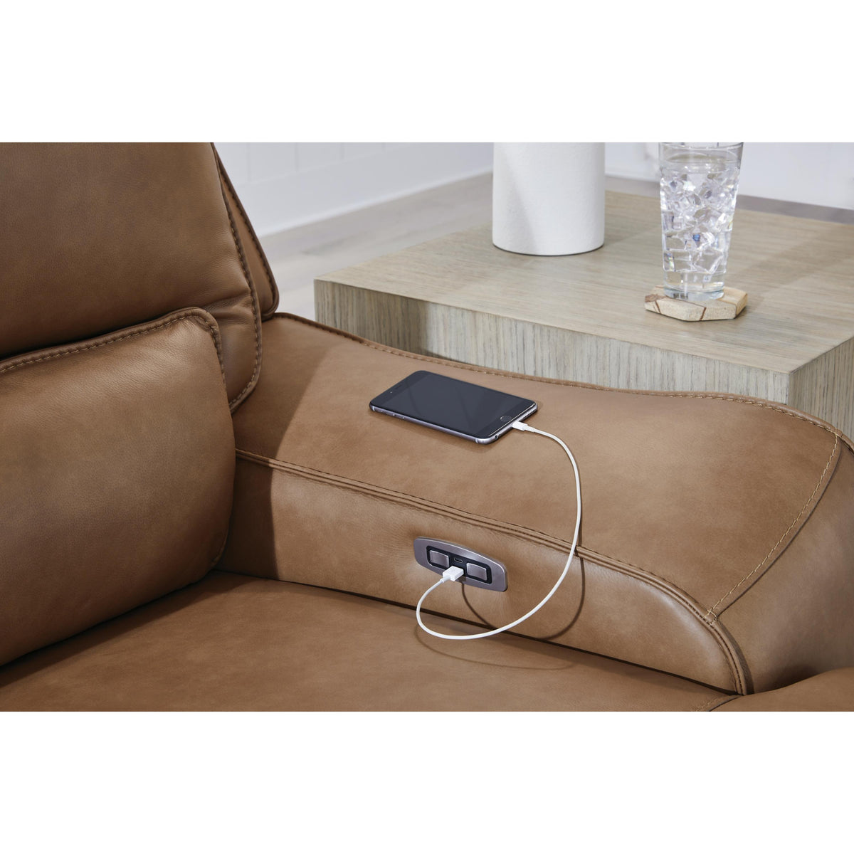 Signature Design by Ashley DeepWakes PCU62606S4 3 pc Power Reclining Sectional with Chaise IMAGE 4