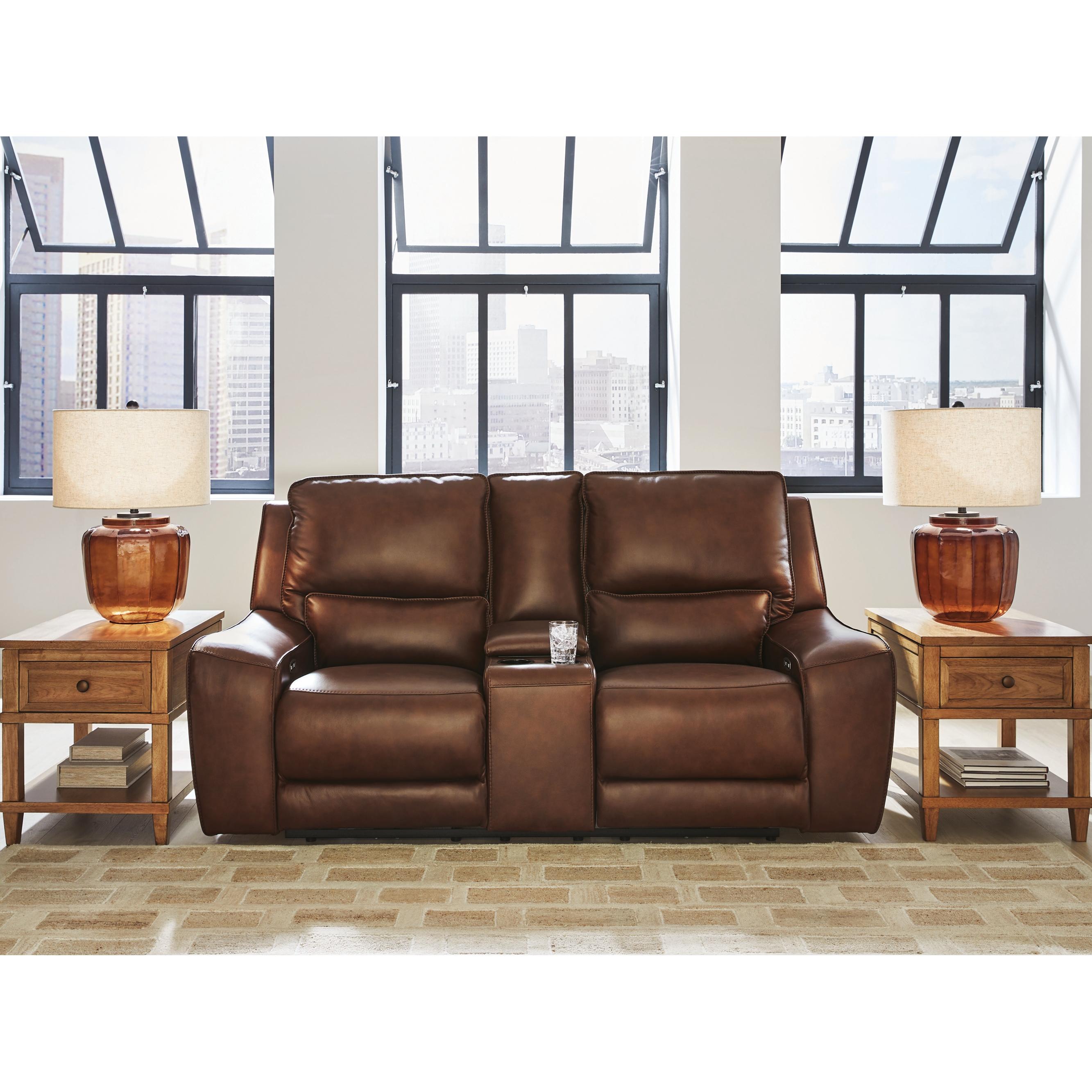 Signature Design by Ashley DeepWakes PCU6260718 Power Reclining Loveseat with Console and Adjustable Headrest IMAGE 5