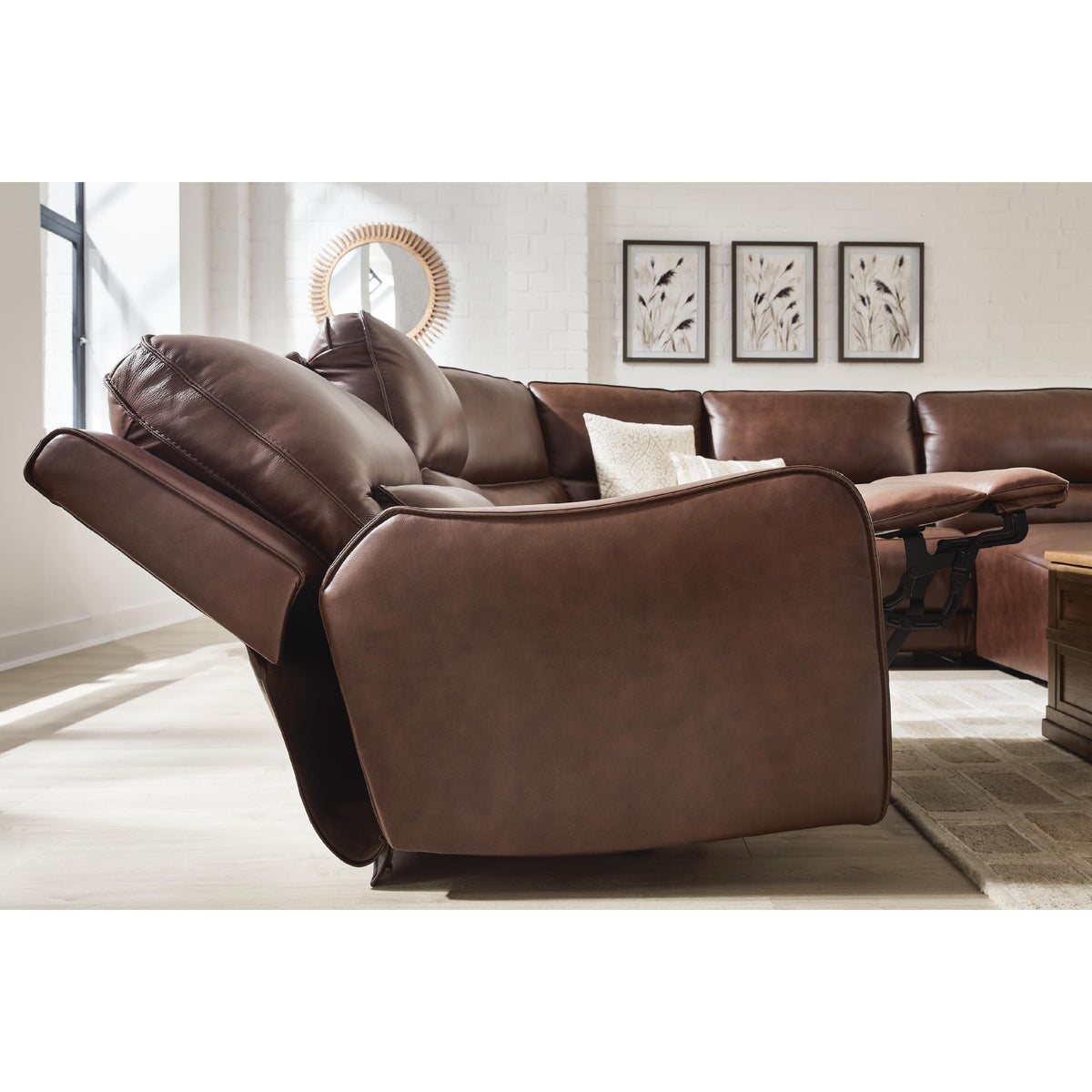 Signature Design by Ashley DeepWakes PCU62607S30 7 pc Reclining Sectional with Chaise and Storage Consoles IMAGE 5