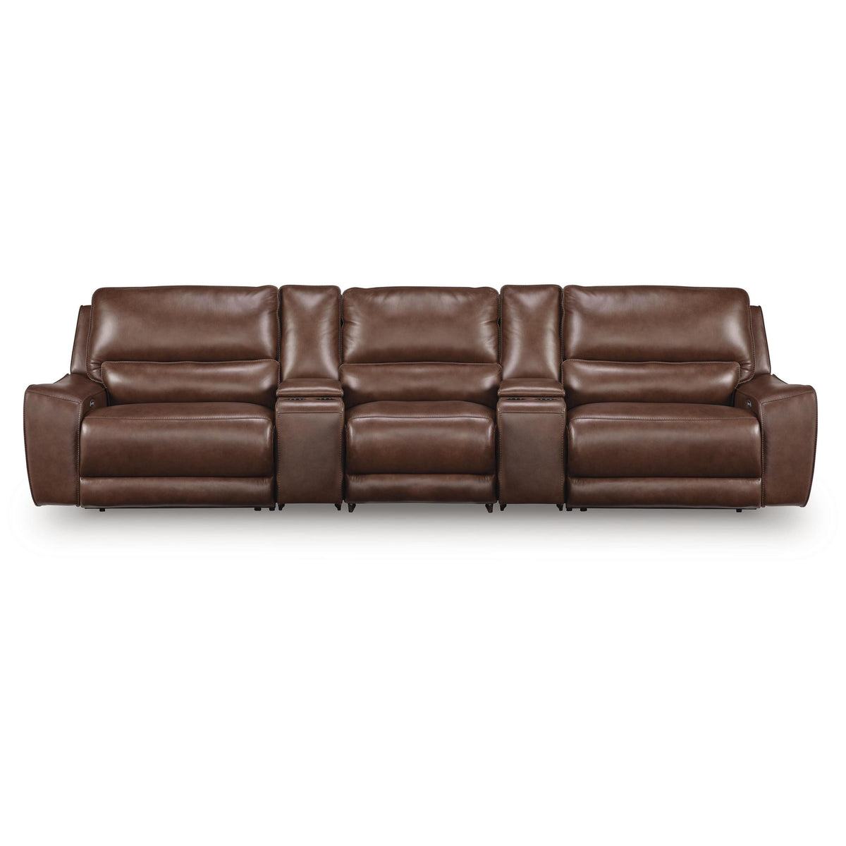 Signature Design by Ashley DeepWakes PCU62607S39 5 pc Reclining Sectional with Storage Consoles IMAGE 1