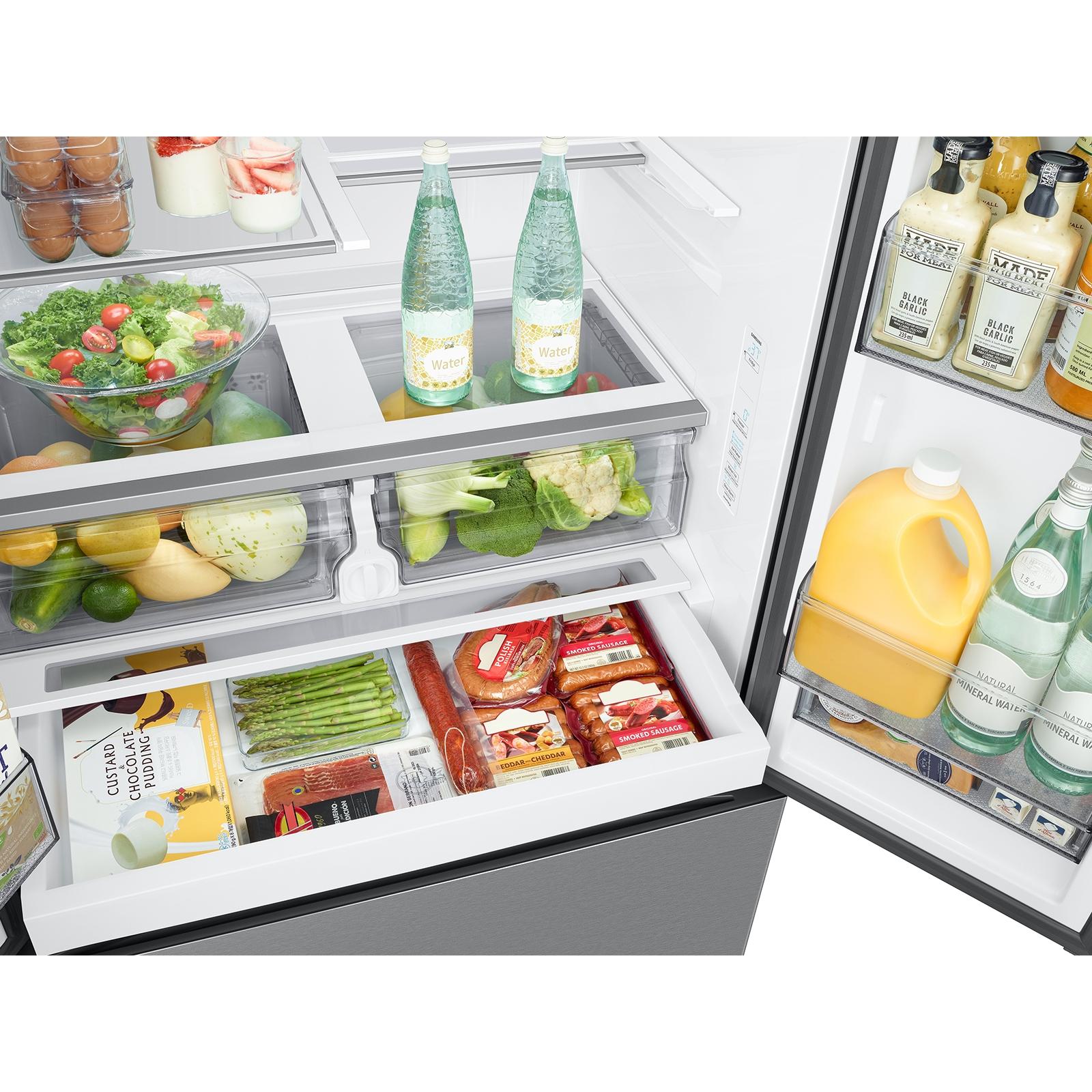 Samsung 26 cu. ft. French Door Refrigerator with External Water and Ice Dispenser RF27CG5B10SR/AA IMAGE 4