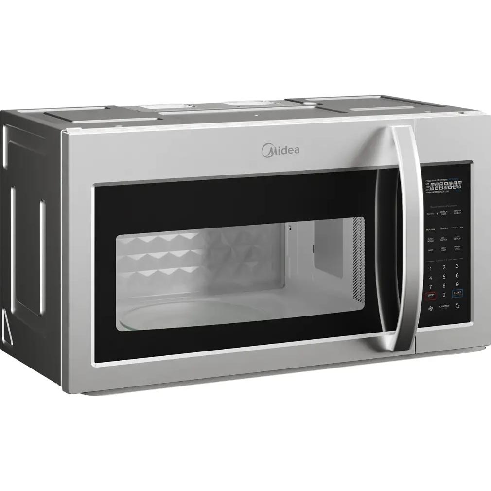 Midea 30-inch, 1.7 cu. ft. Over-the-Range Microwave Oven with LED Lighting MMO17S12ASTC IMAGE 2
