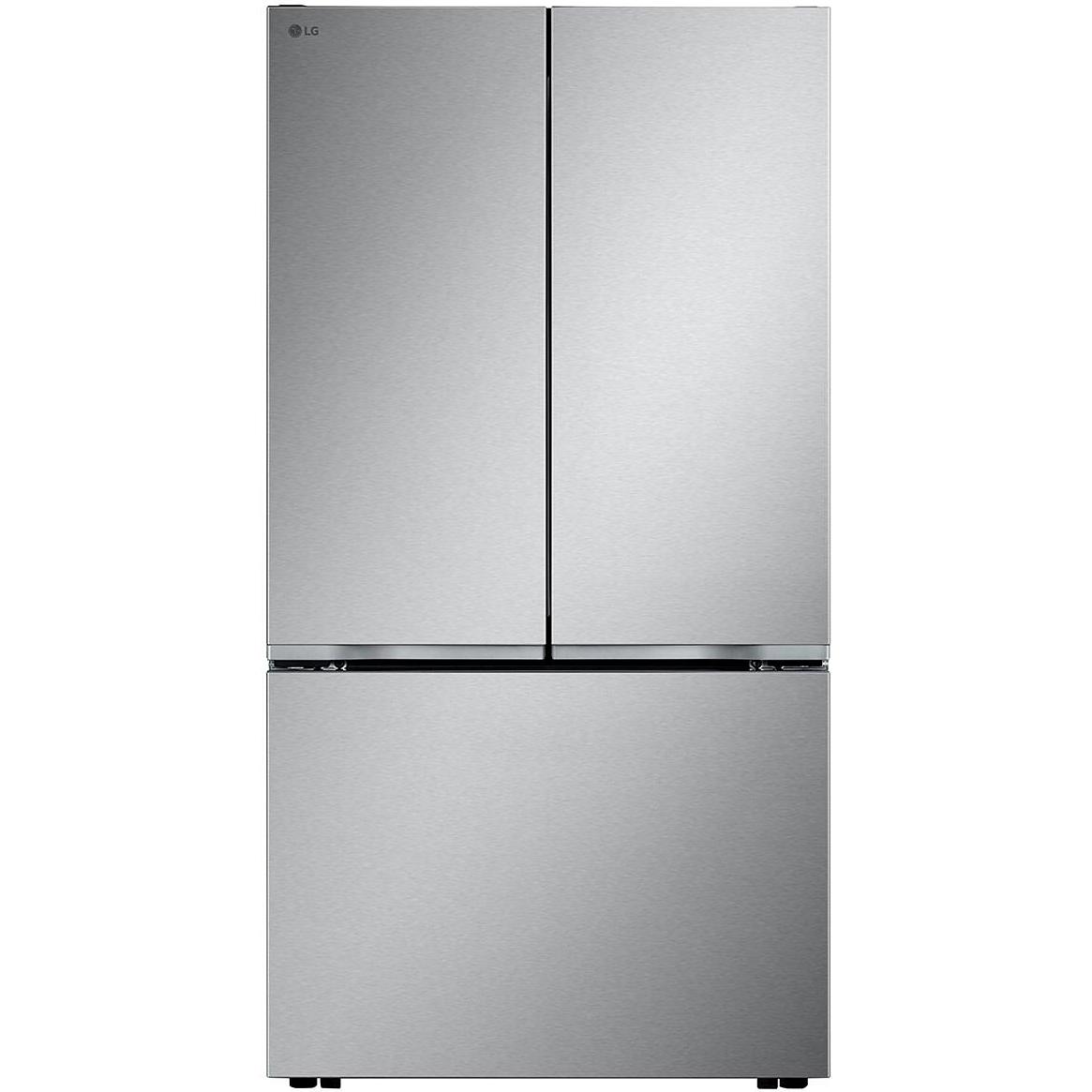 LG 36-inch, 25 cu. ft Counter-Depth French 3-Door Refrigerator with Ice Maker and Water Dispenser LF25Z6211S IMAGE 1