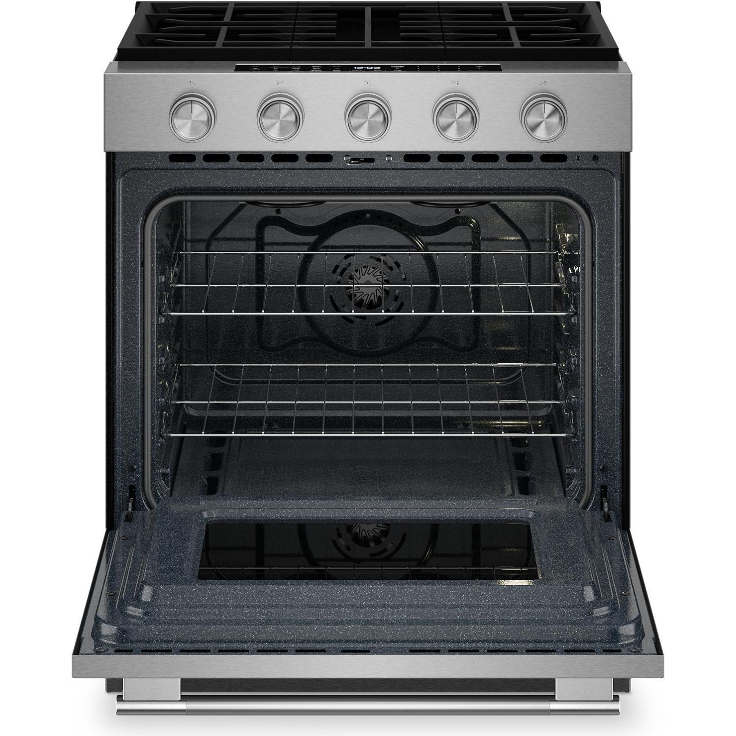 KitchenAid 30-inch Smart Slide-in Gas Range with Convection Cooking Modes KSGS330SPS IMAGE 8