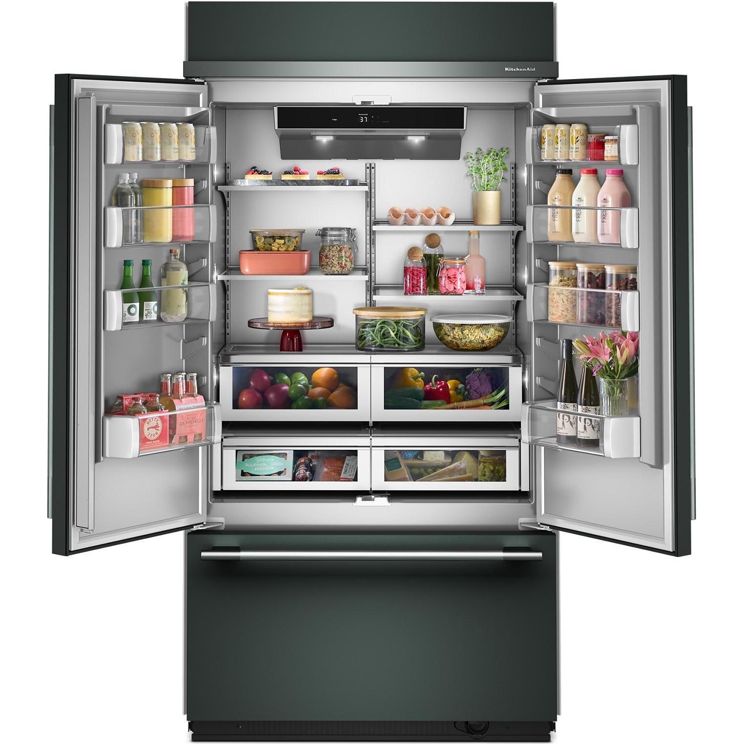 KitchenAid 42-inch, 24.2 cu. ft. Built-in French 3-Door Refrigerator KBFN542SJP IMAGE 3