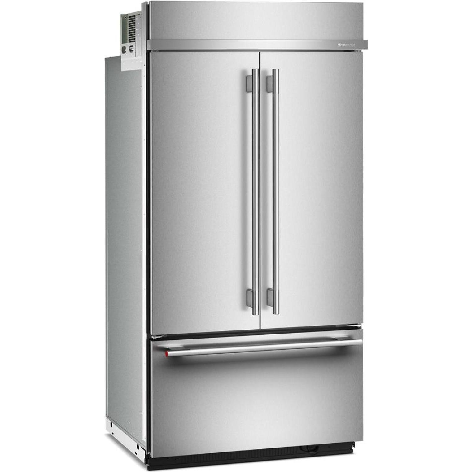 KitchenAid 42-inch, 24.2 cu. ft. Built-in French 3-Door Refrigerator KBFN542SPS IMAGE 7