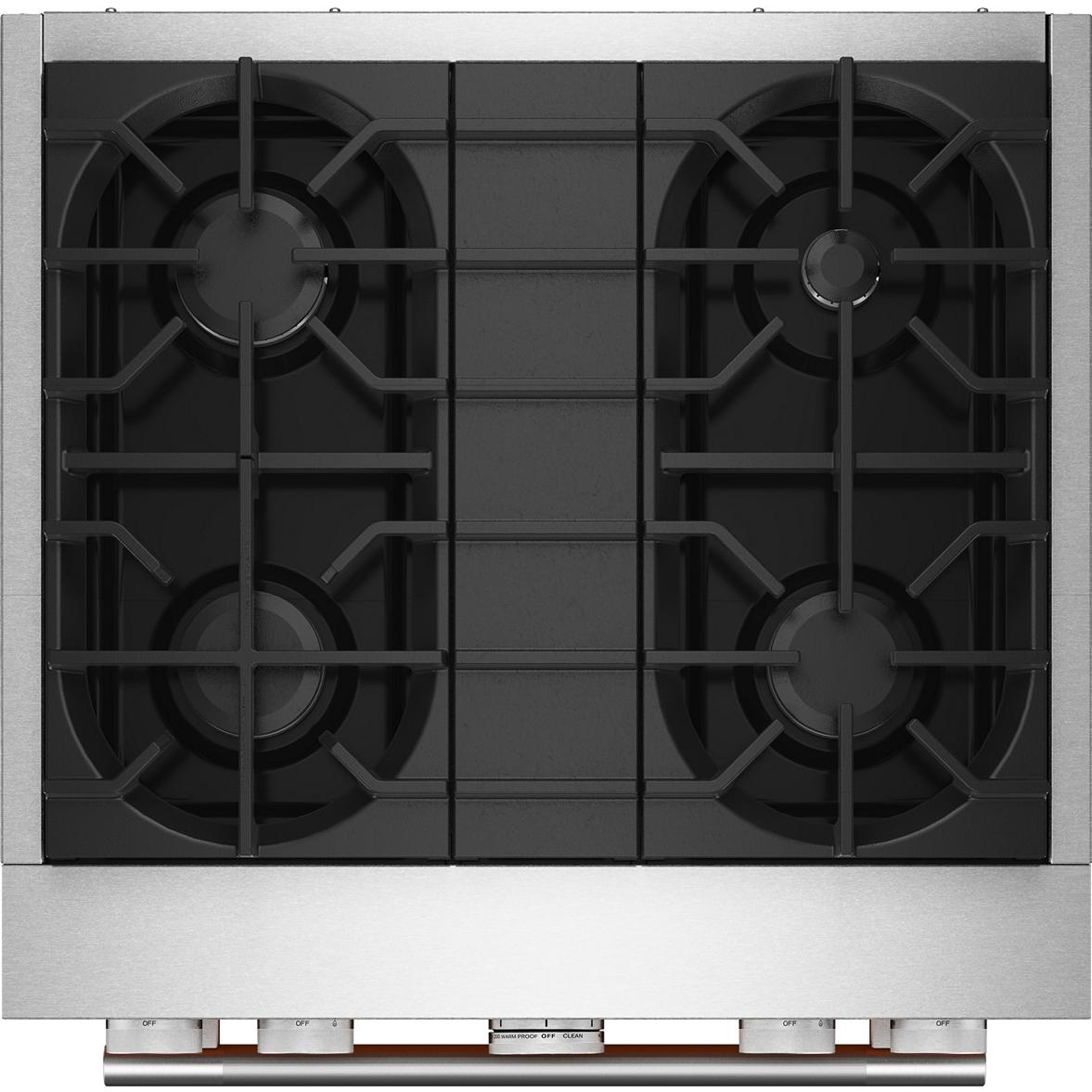 KitchenAid 30-inch Freestanding Commercial-Style Dual-Fuel Range KFDS930SSC IMAGE 3