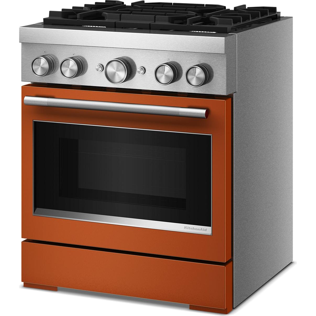 KitchenAid 30-inch Freestanding Commercial-Style Dual-Fuel Range KFDS930SSC IMAGE 5