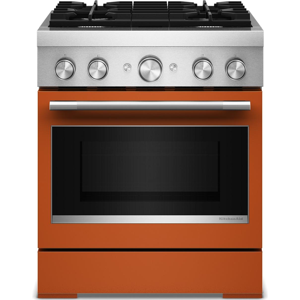 KitchenAid 30-inch Freestanding Commercial-Style Dual-Fuel Range KFDS930SSC IMAGE 6