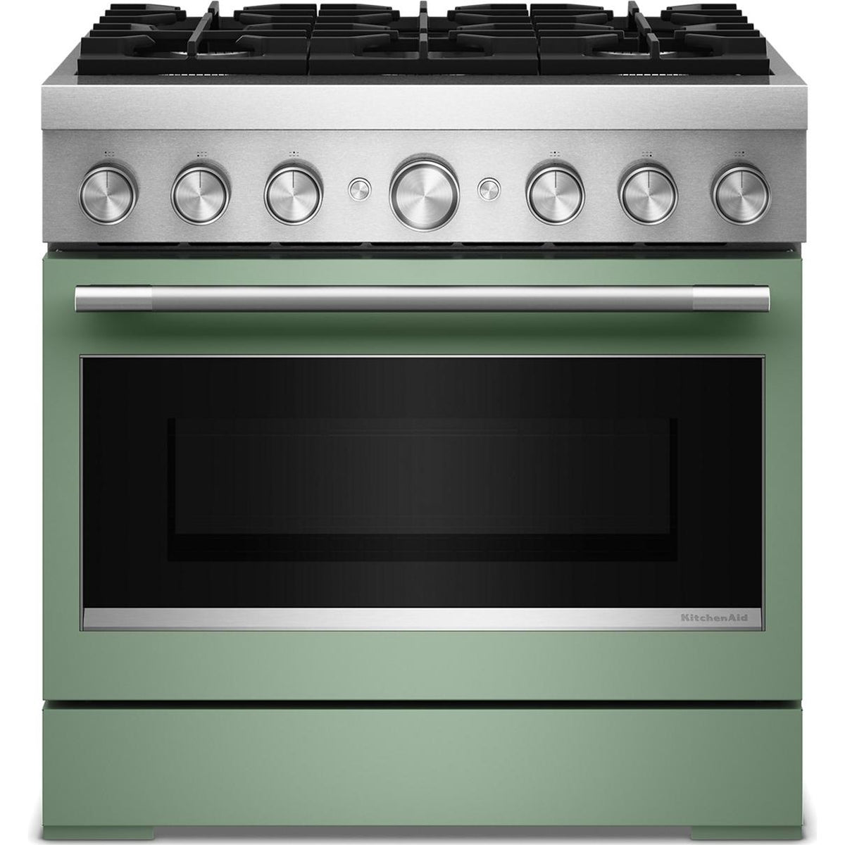 KitchenAid 36-inch Freestanding Commercial-Style Dual-Fuel Range KFDS936SDC IMAGE 1