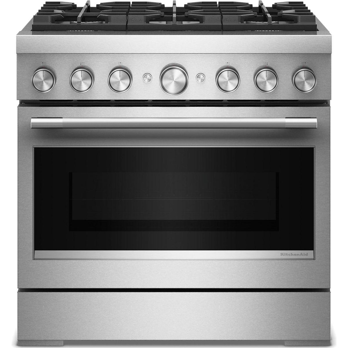 KitchenAid 36-inch Freestanding Commercial-Style Dual-Fuel Range KFDS936SSS IMAGE 1