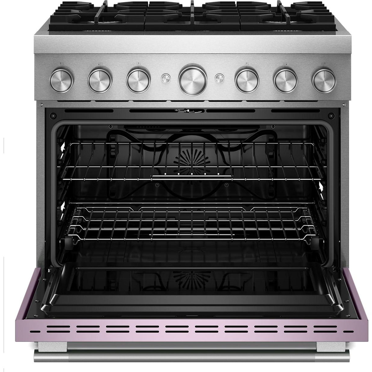 KitchenAid 36-inch, 5.1 cu. ft. Freestanding Commercial-Style Dual-Fuel Range with Even-Heat™ True Convection KFDS936SWF IMAGE 5