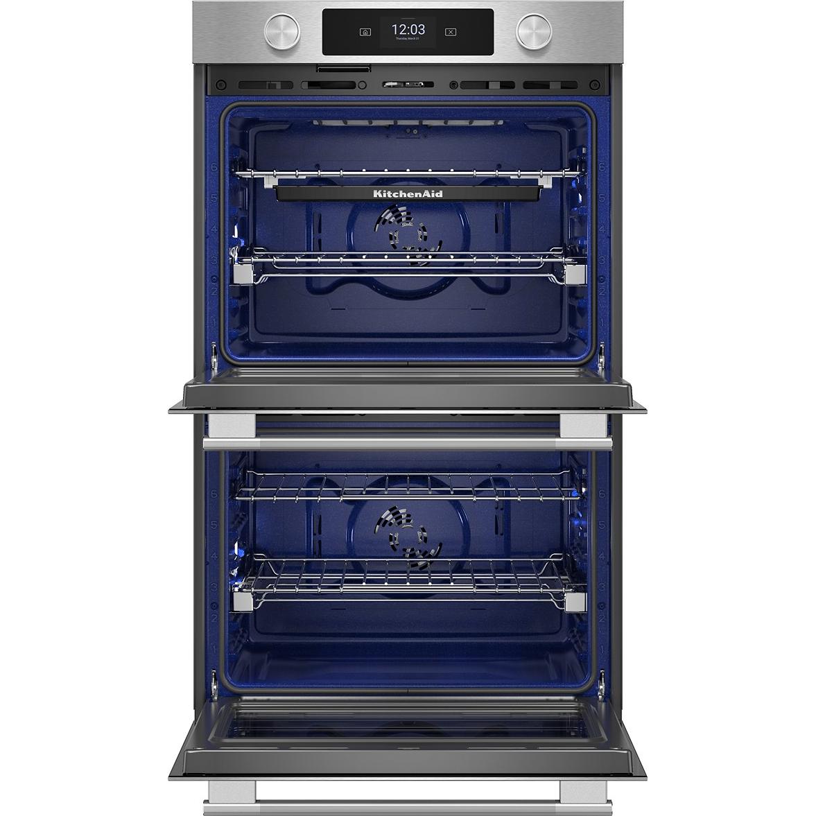 KitchenAid 30-inch Built-in Double Wall Oven with Convection Technology KOED730SPS IMAGE 2