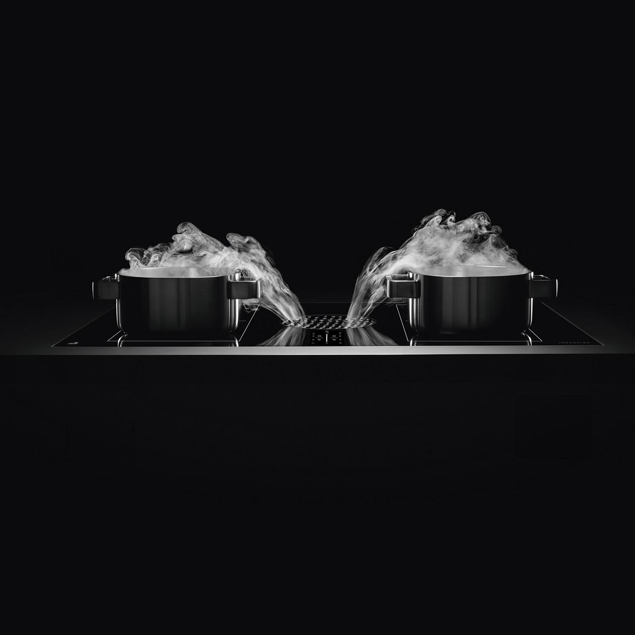 JennAir 30-inch Built-in Induction Cooktop with Downdraft Ventilation JIDT730SBL IMAGE 10