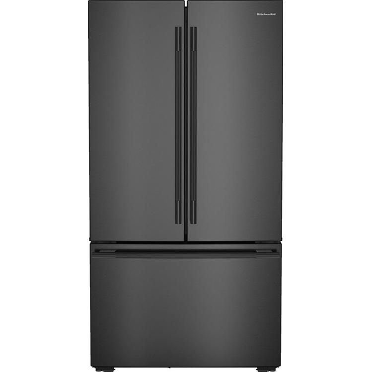 KitchenAid 36-inch, 24 cu. ft. Counter-Dept French 3-Door Refrigerator with Internal Water Dispenser and Ice Maker KRFC236SBE IMAGE 1
