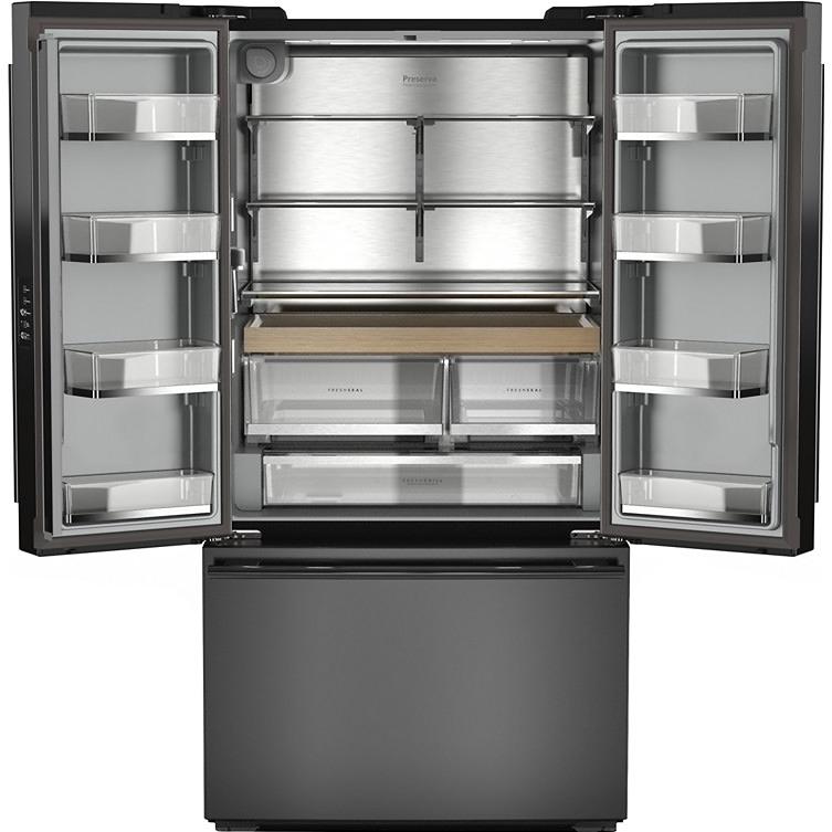 KitchenAid 36-inch, 24 cu. ft. Counter-Dept French 3-Door Refrigerator with Internal Water Dispenser and Ice Maker KRFC236SBE IMAGE 2