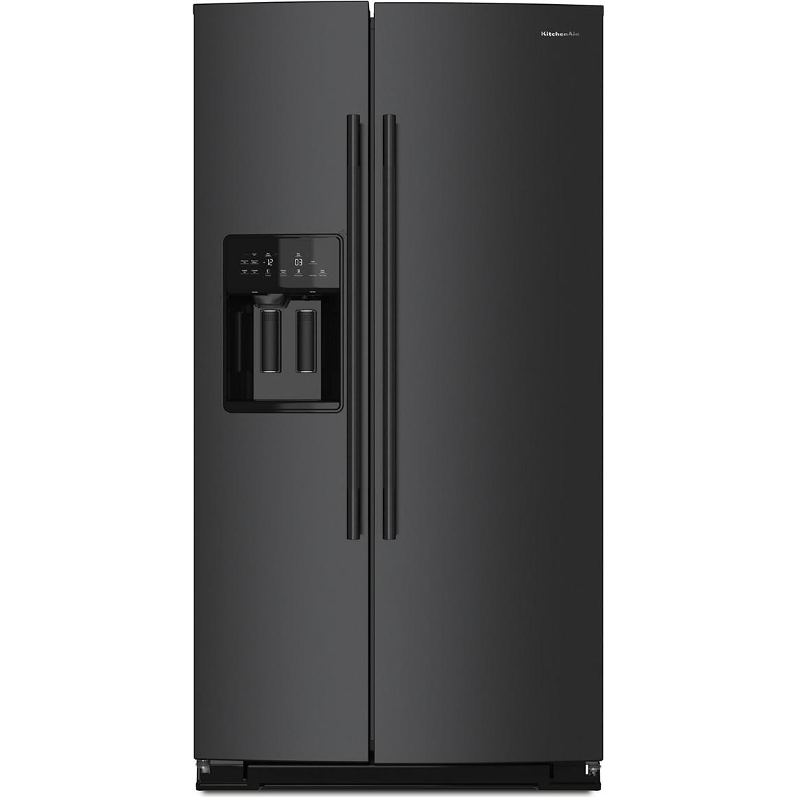 KitchenAid 36-inch, 21 cu. ft. Counter-Depth, Side-by-Side Refrigerator with Ice and Water Dispenser KRSC536RBE IMAGE 1
