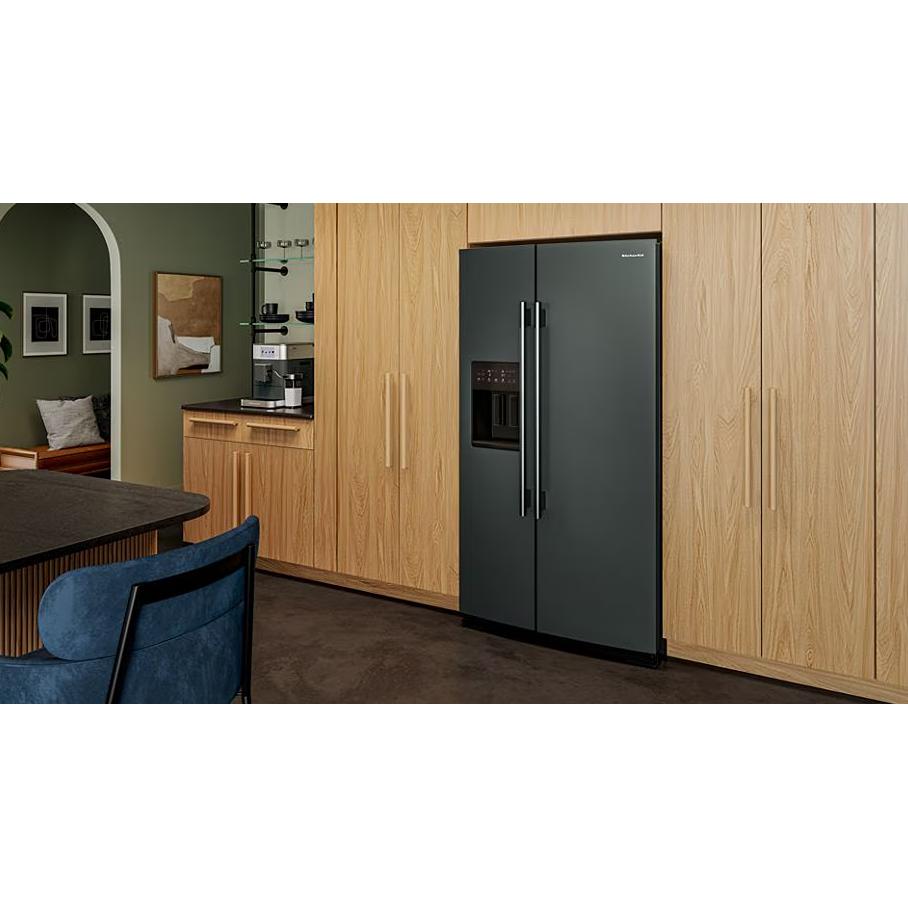 KitchenAid 36-inch, 20.8 cu. ft. Counter-Depth, Side-by-Side Refrigerator with Ice and Water Dispenser KRSC536RJP IMAGE 4
