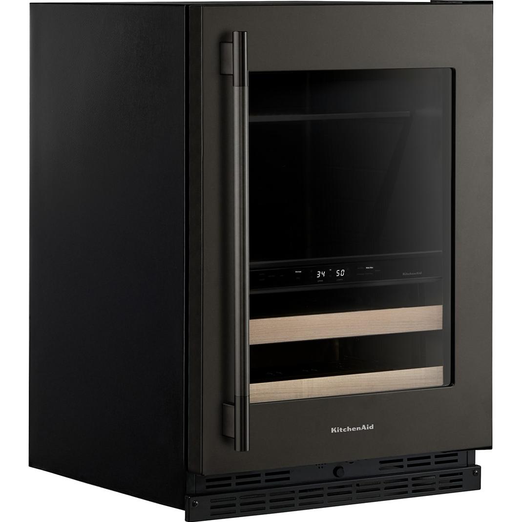 KitchenAid 4.89 cu. ft. Undercounter Beverage Center with Two Zones KUBR524SBE IMAGE 3